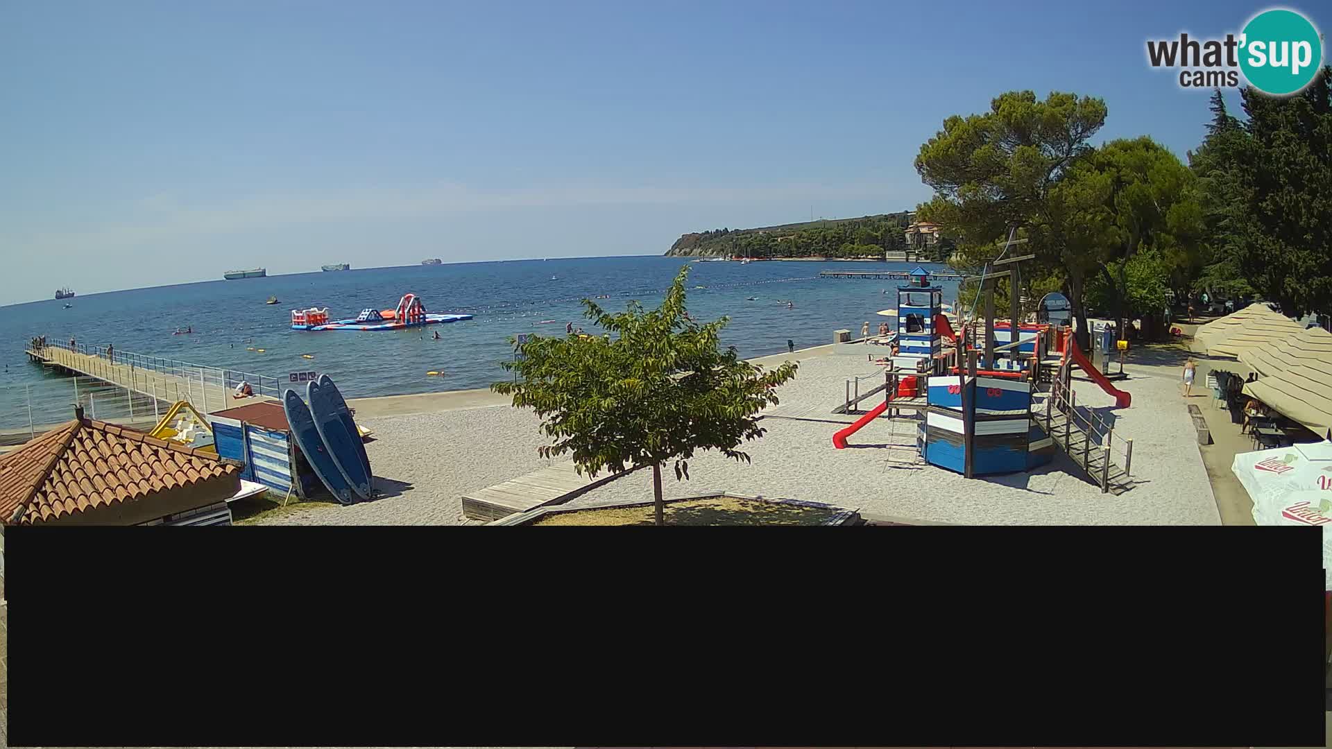 Live webcam Ankaran – Adria Ankaran Hotel & Resort – Slovenia