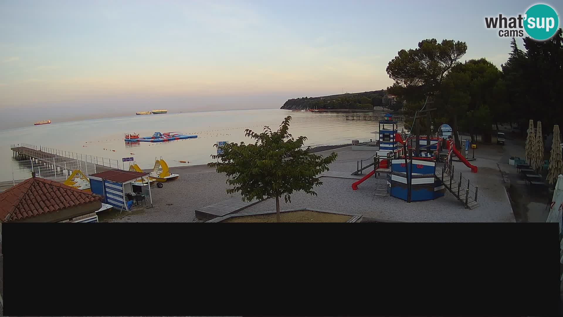 Web kamera uživo Ankaran – Adria Ankaran Hotel & Resort – Slovenija