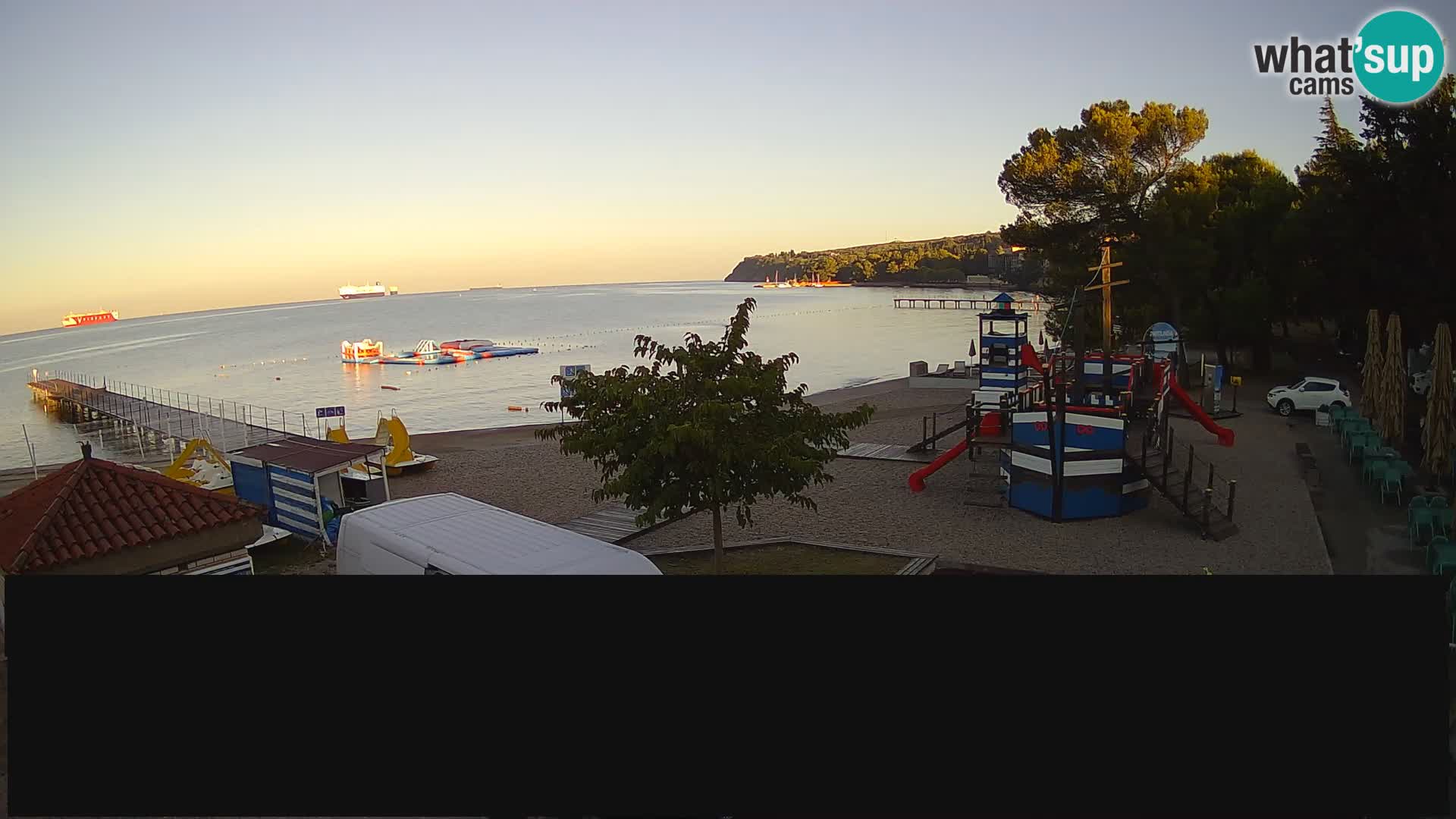 Cámara web en vivo Ankaran – Adria Ankaran Hotel & Resort – Eslovenia