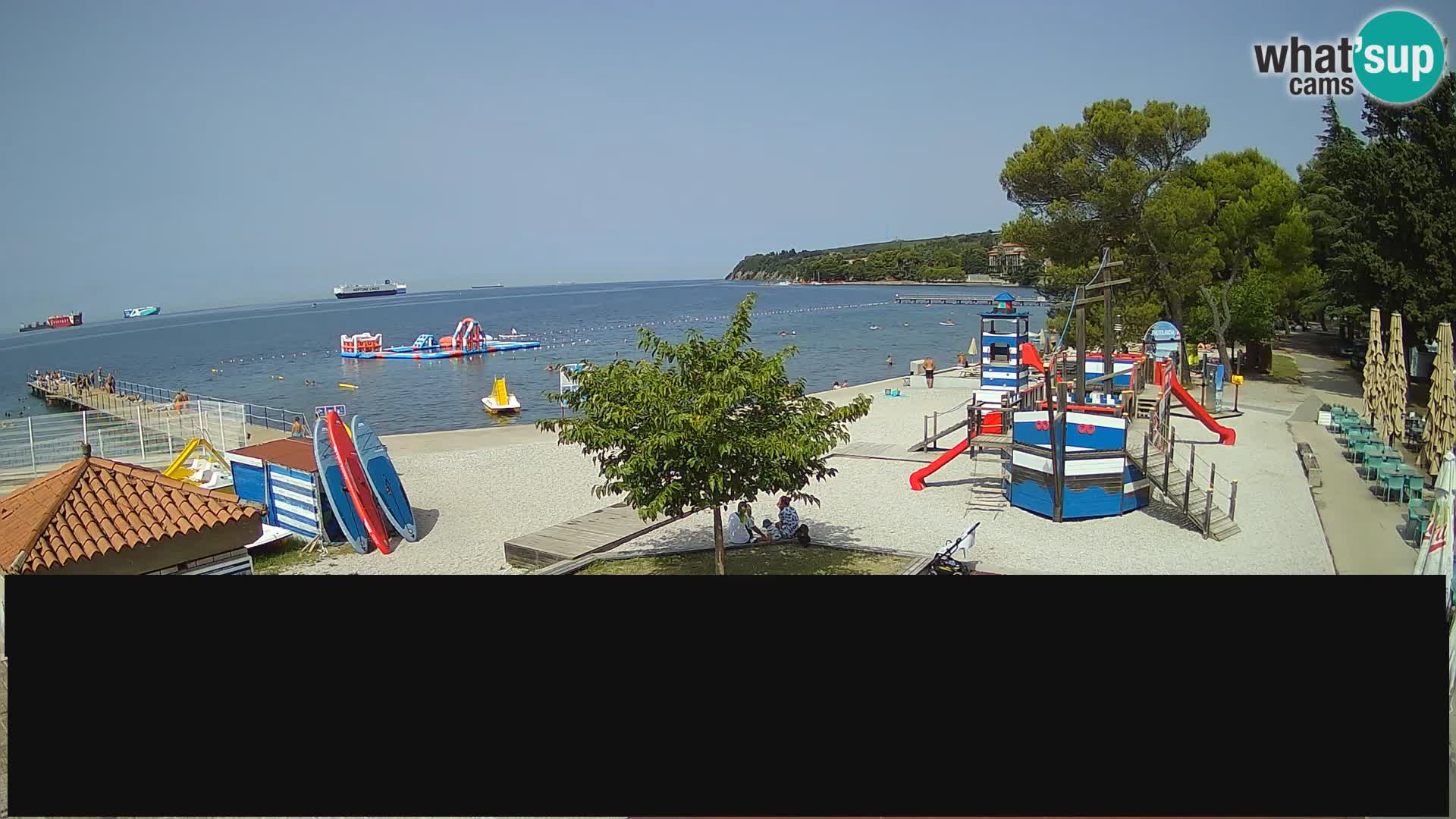 Web kamera uživo Ankaran – Adria Ankaran Hotel & Resort – Slovenija