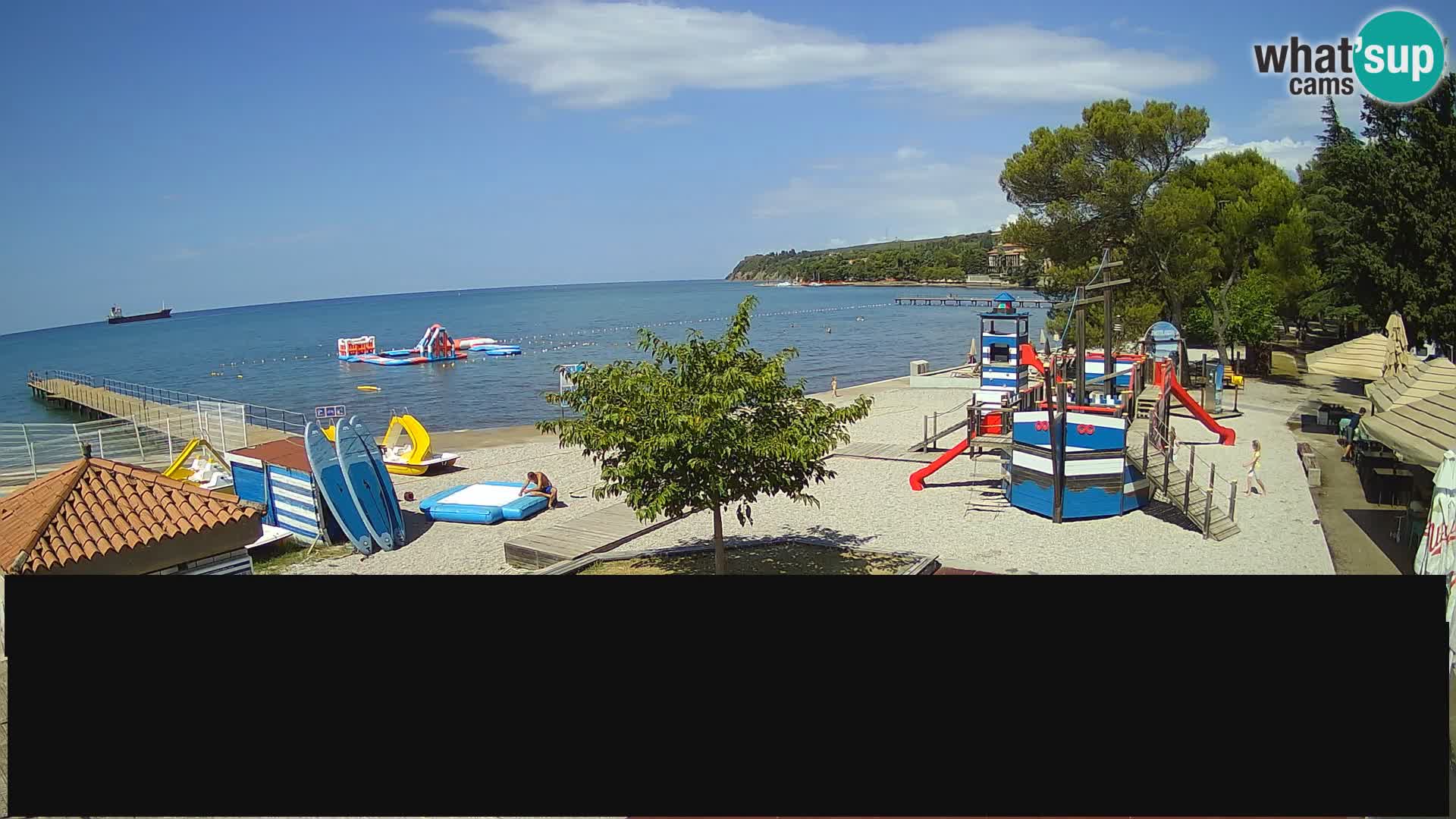 Web kamera uživo Ankaran – Adria Ankaran Hotel & Resort – Slovenija