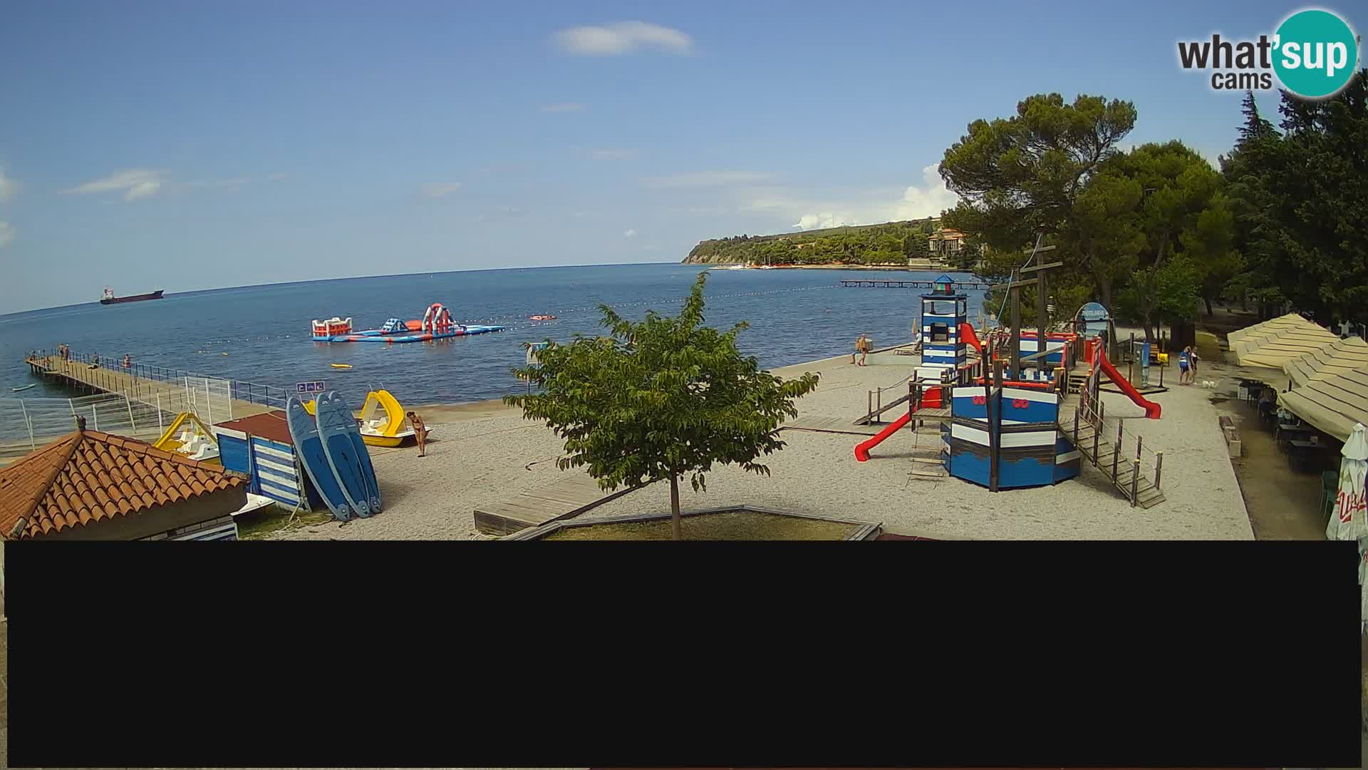 Web kamera uživo Ankaran – Adria Ankaran Hotel & Resort – Slovenija