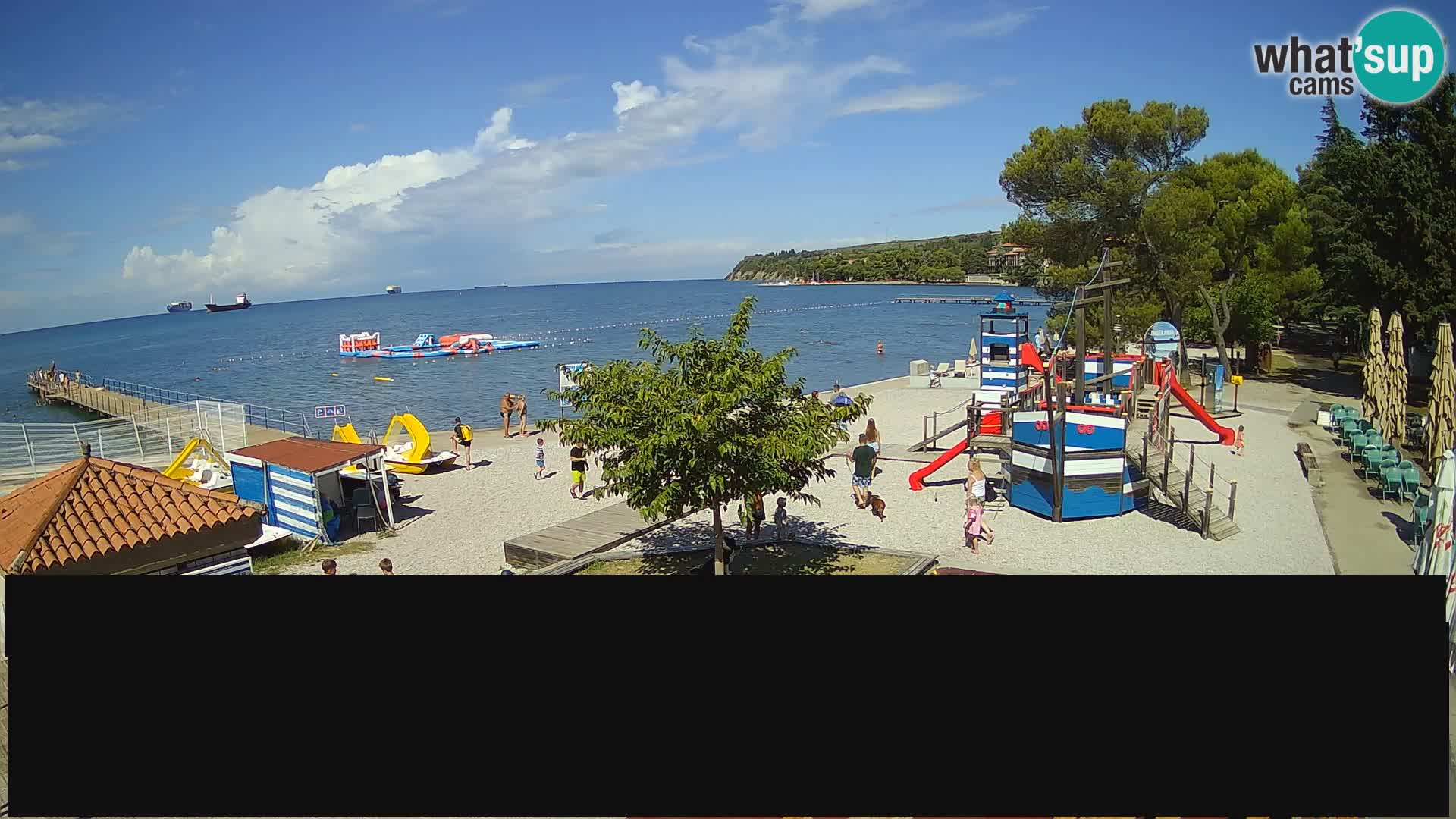 Live webcam Ankaran – Adria Ankaran Hotel & Resort – Slovenia