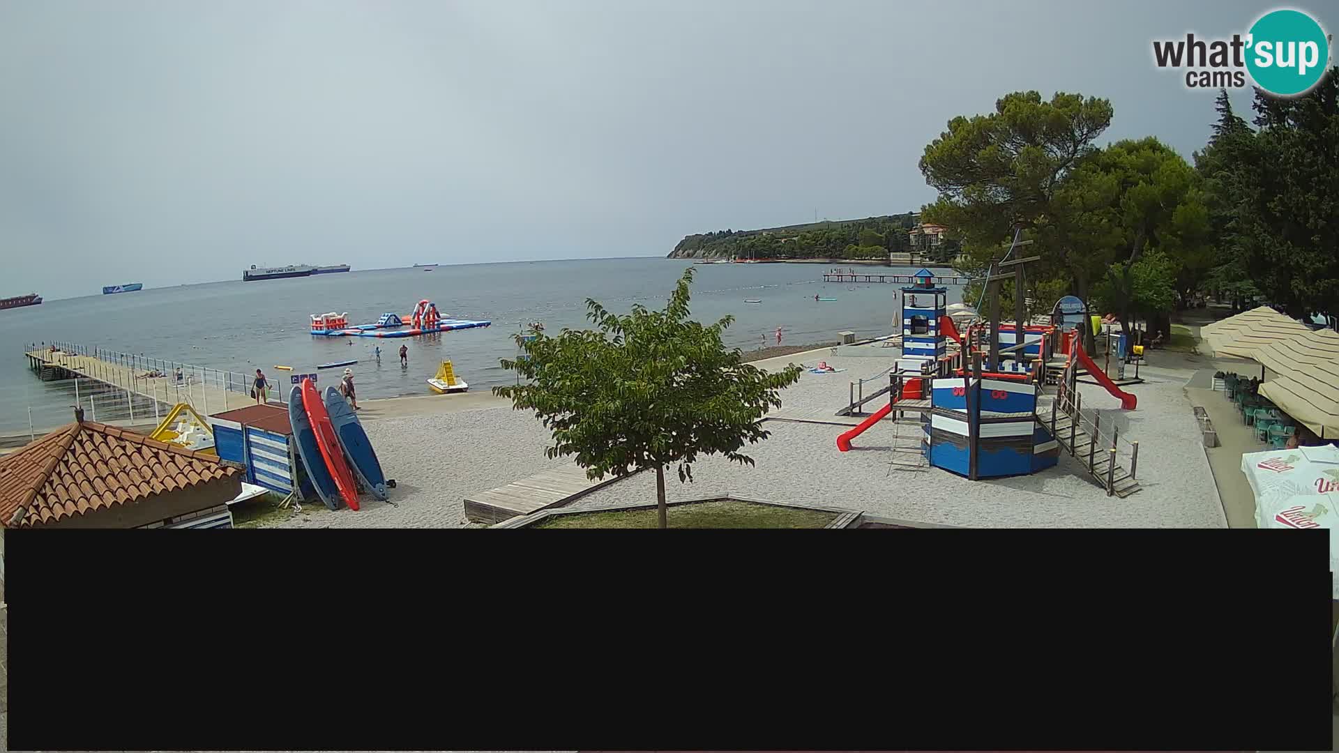 Cámara web en vivo Ankaran – Adria Ankaran Hotel & Resort – Eslovenia
