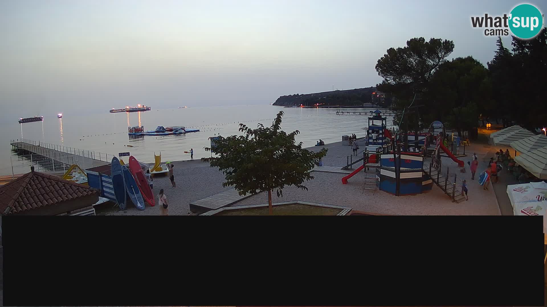 Cámara web en vivo Ankaran – Adria Ankaran Hotel & Resort – Eslovenia
