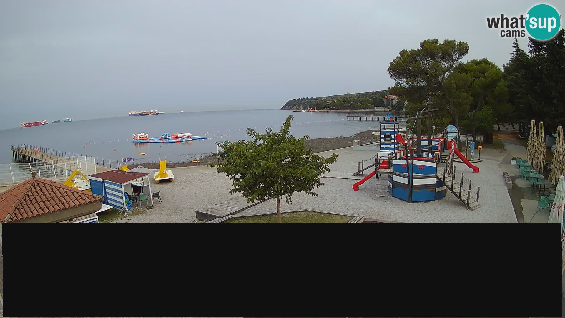 Web kamera uživo Ankaran – Adria Ankaran Hotel & Resort – Slovenija