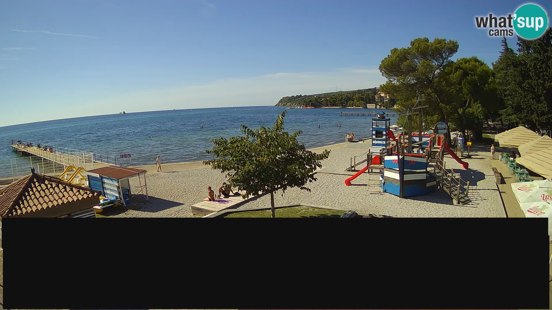 Cámara web en vivo Ankaran – Adria Ankaran Hotel & Resort – Eslovenia