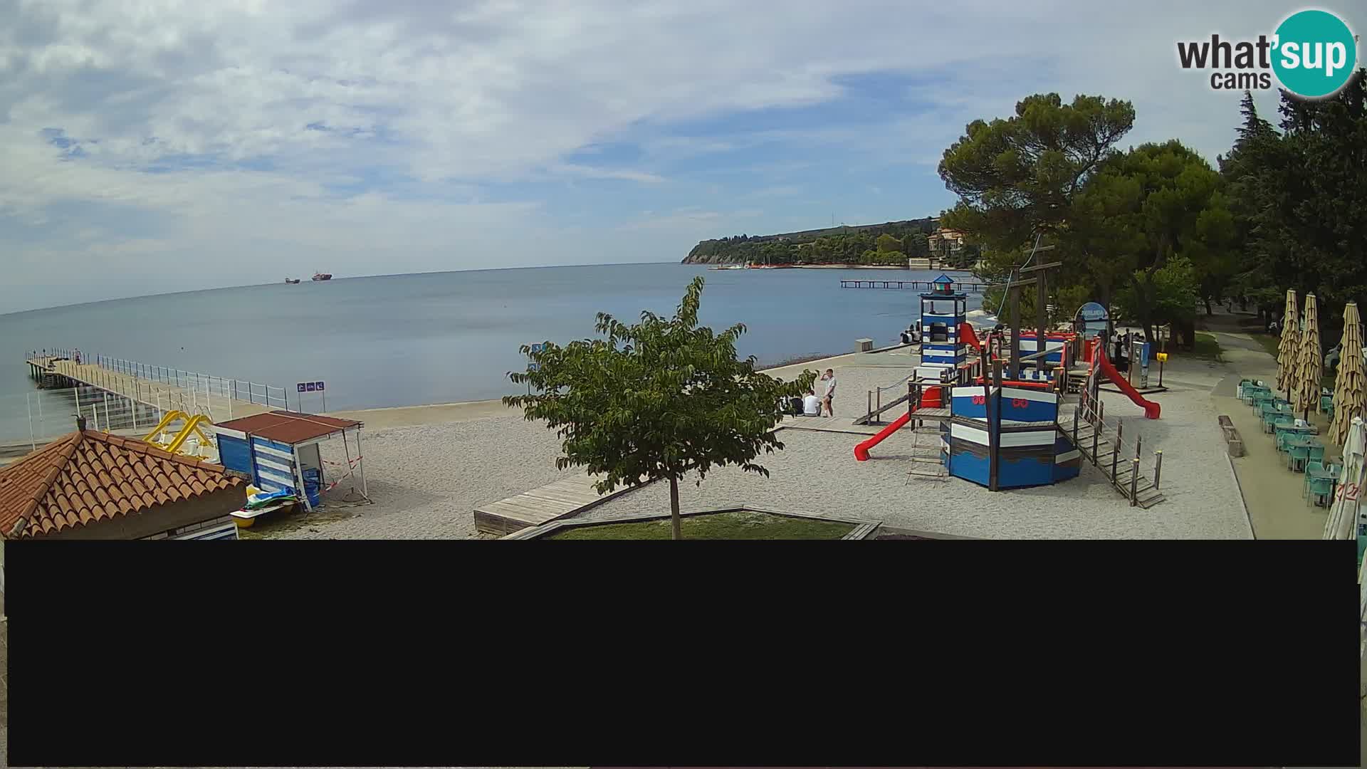 Cámara web en vivo Ankaran – Adria Ankaran Hotel & Resort – Eslovenia