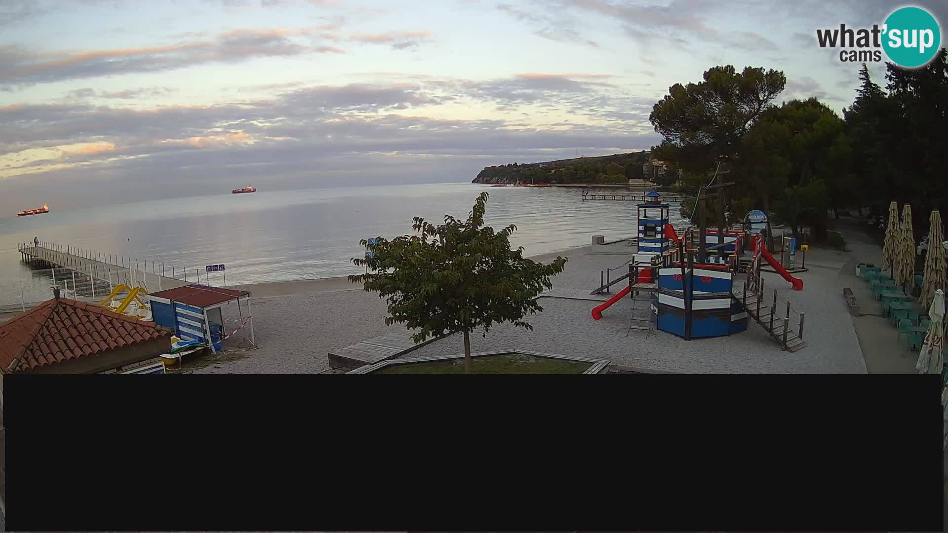 Cámara web en vivo Ankaran – Adria Ankaran Hotel & Resort – Eslovenia