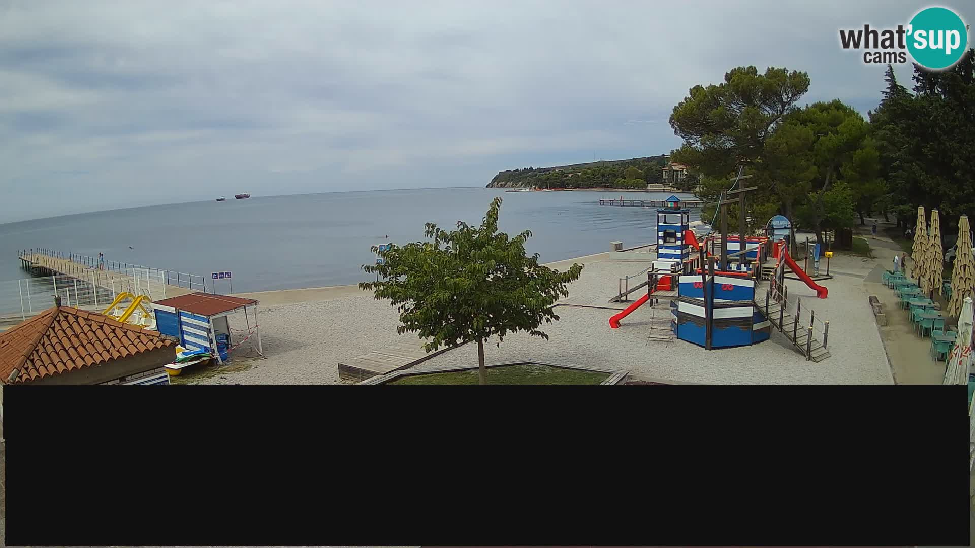 Web kamera uživo Ankaran – Adria Ankaran Hotel & Resort – Slovenija