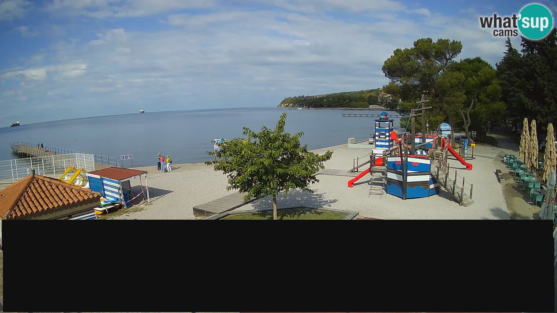 Cámara web en vivo Ankaran – Adria Ankaran Hotel & Resort – Eslovenia