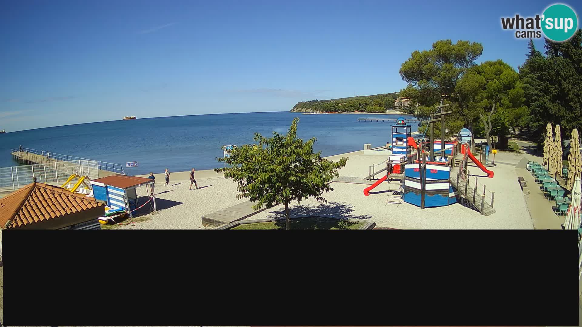 Cámara web en vivo Ankaran – Adria Ankaran Hotel & Resort – Eslovenia