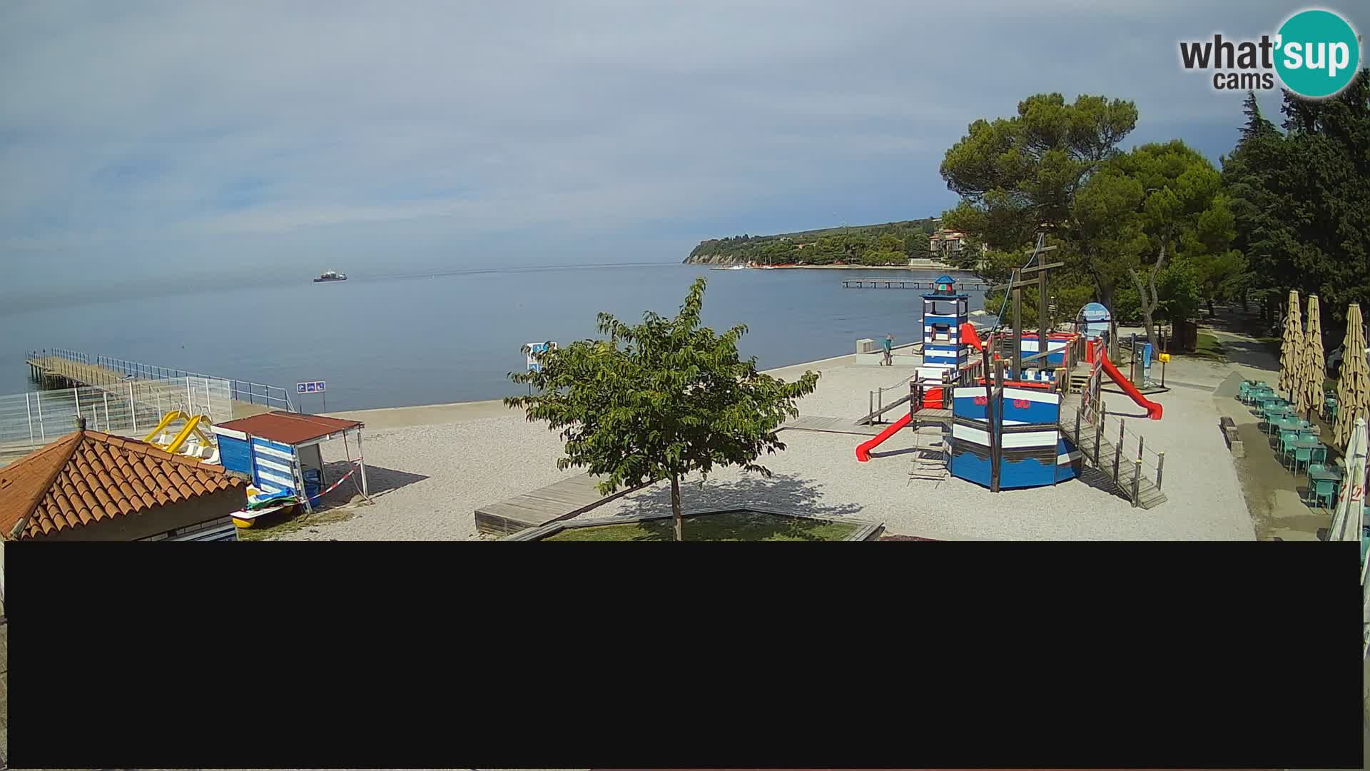 Cámara web en vivo Ankaran – Adria Ankaran Hotel & Resort – Eslovenia