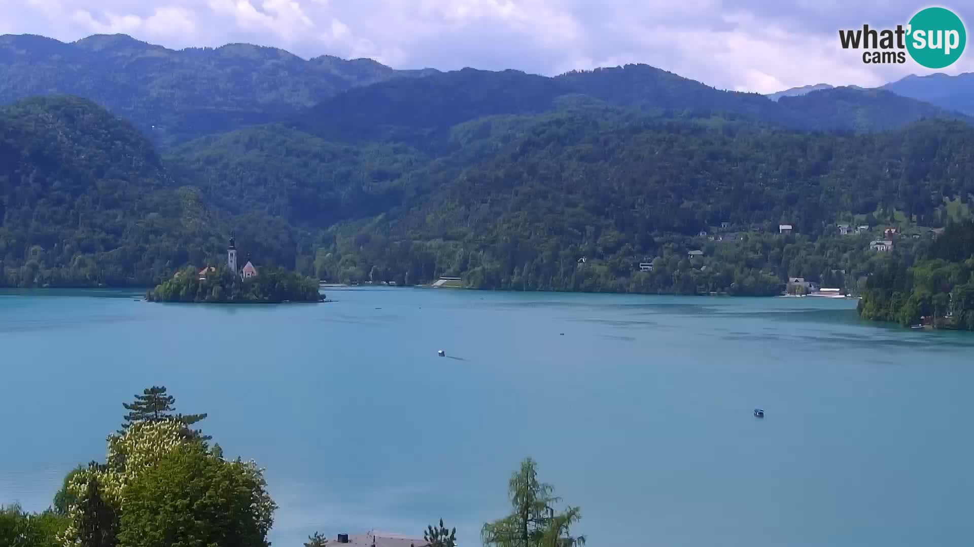 Panorama del lago Bled