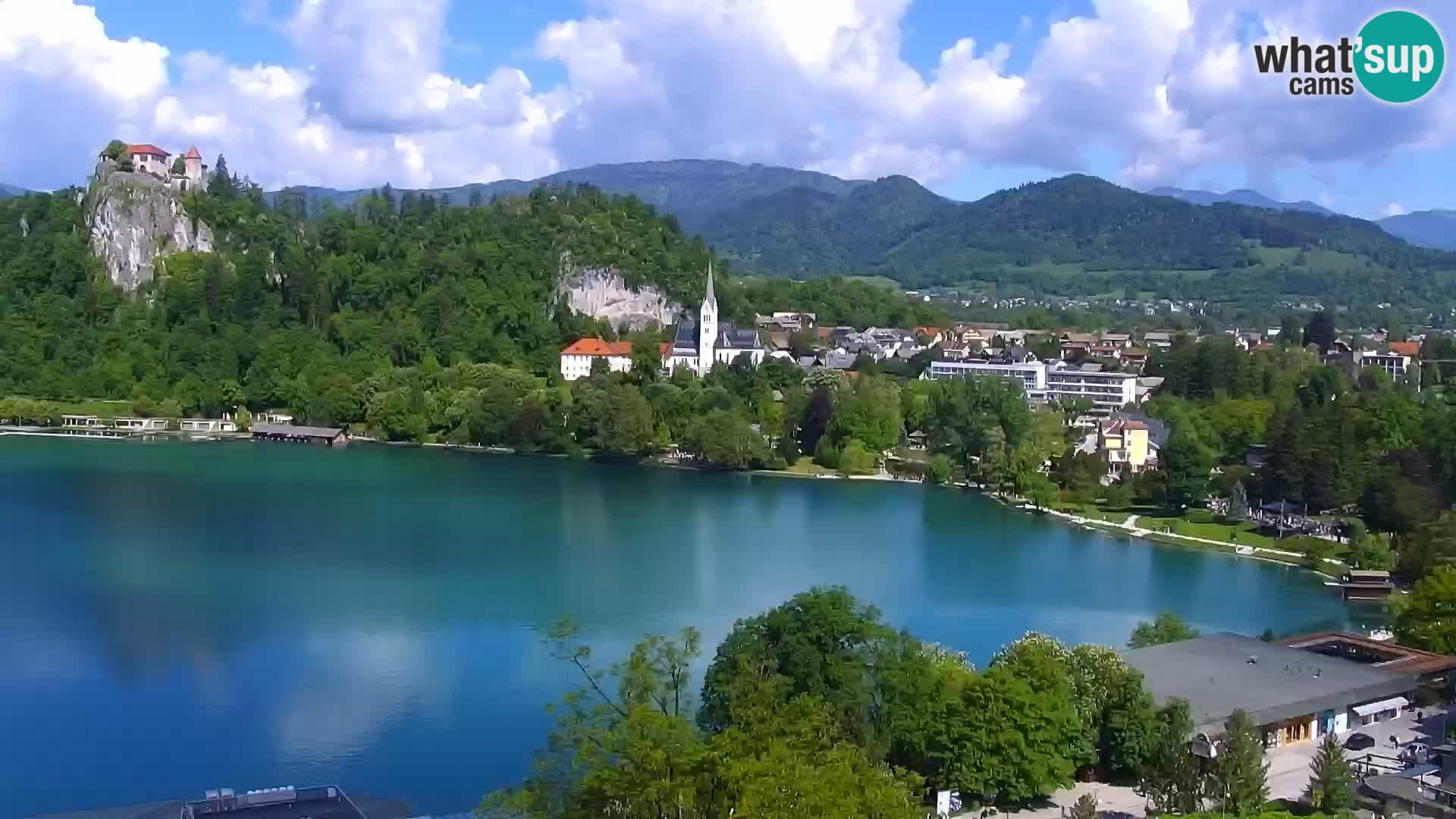 Panorama Blejskega jezera