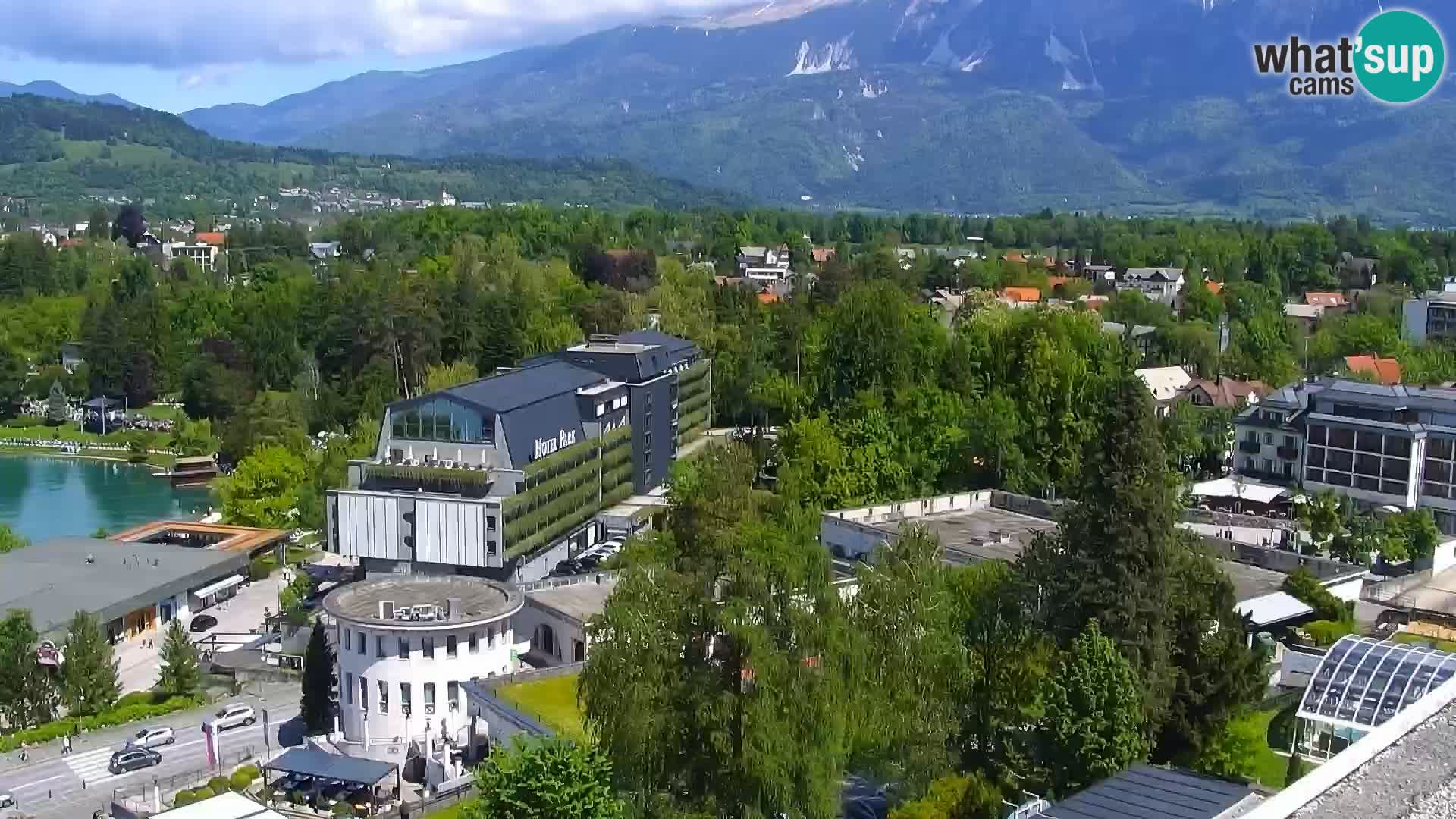 Panorama del lago Bled