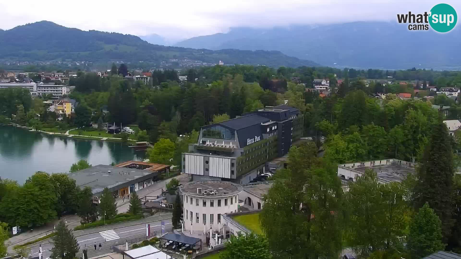 Panorama del lago Bled
