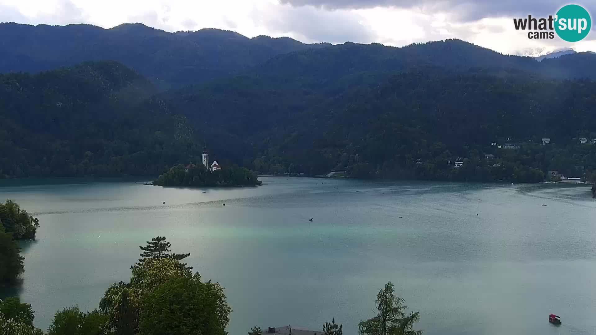 Panorama del lago Bled