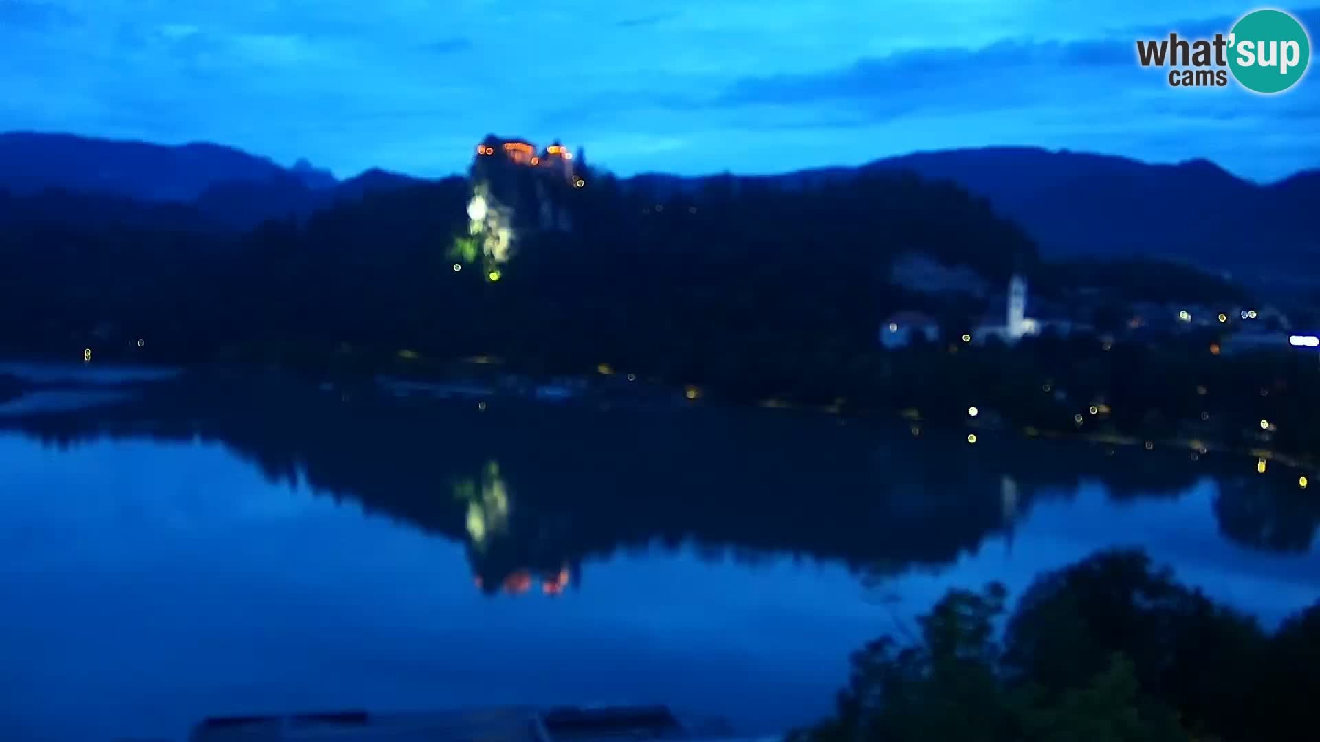Panorama del lago Bled