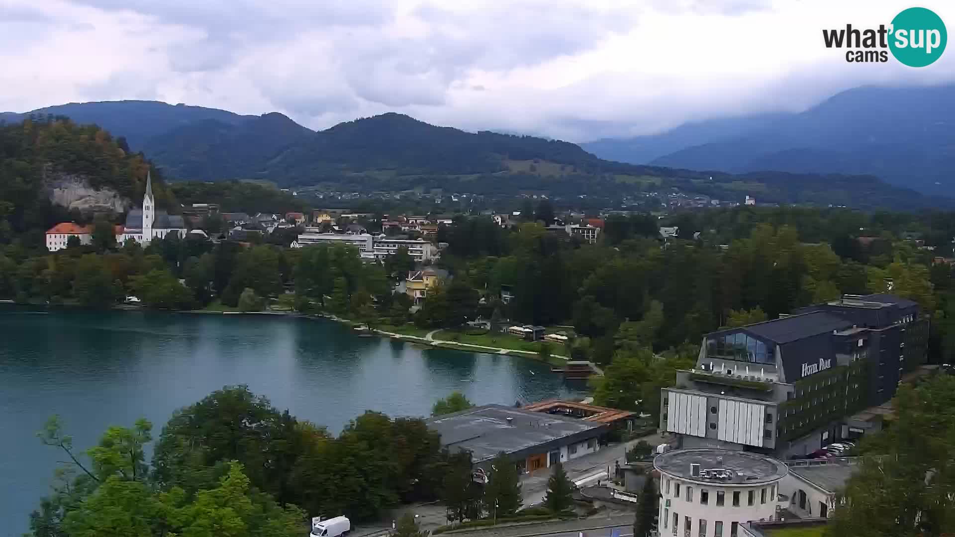 Panorama del lago Bled