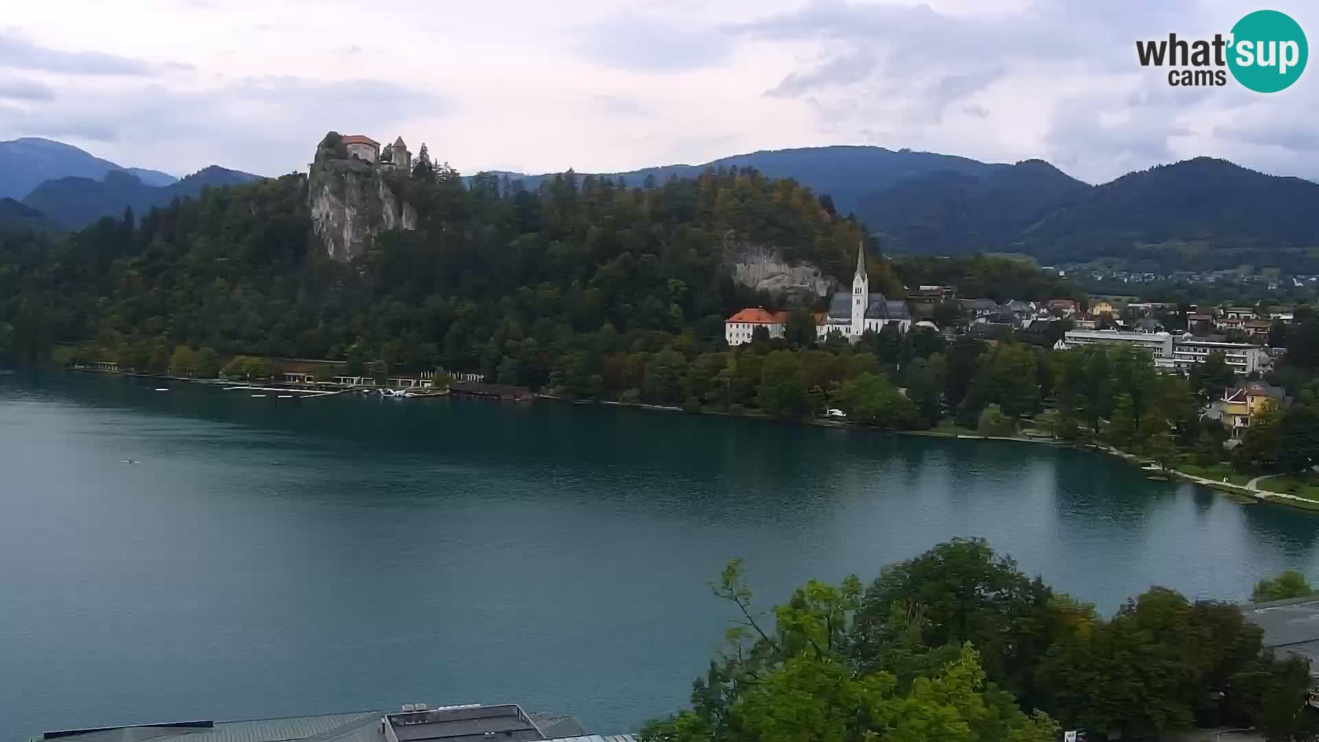 Panorama del lago Bled