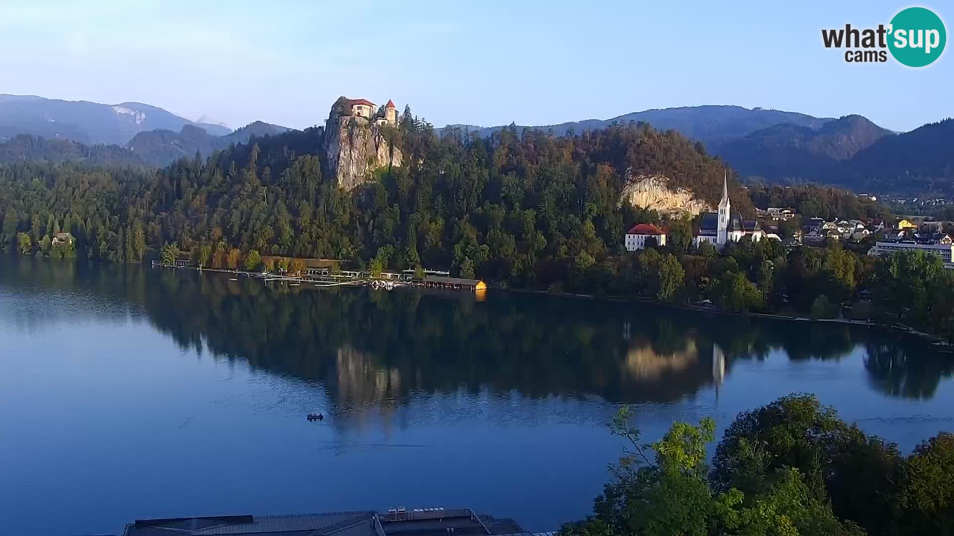 Panorama del lago Bled