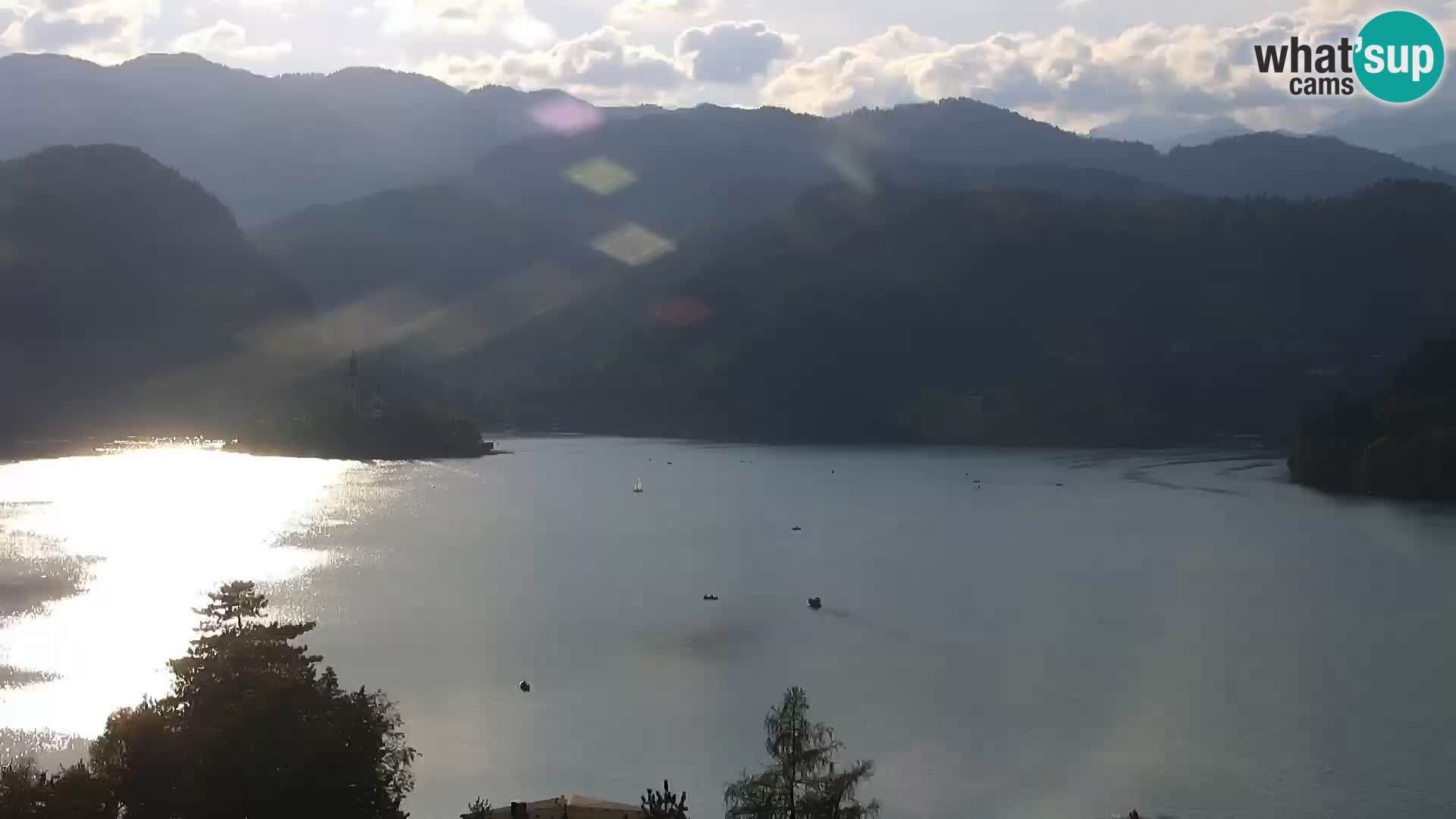 Panorama del lago Bled