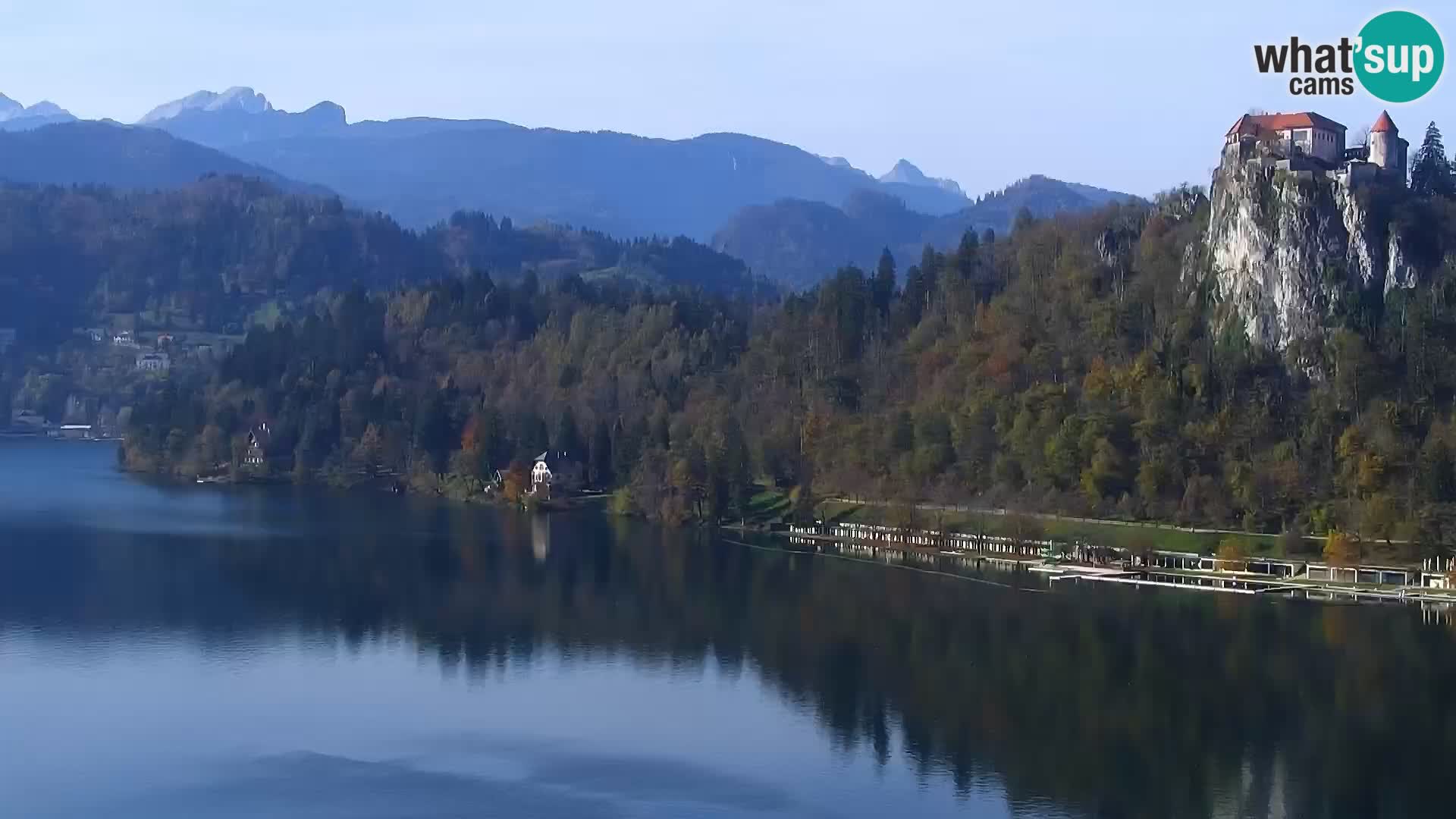 Panorama del lago Bled