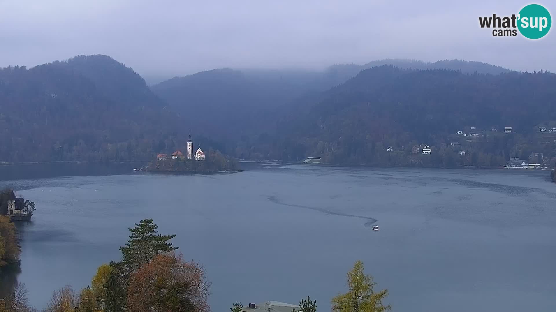 Panorama del lago Bled