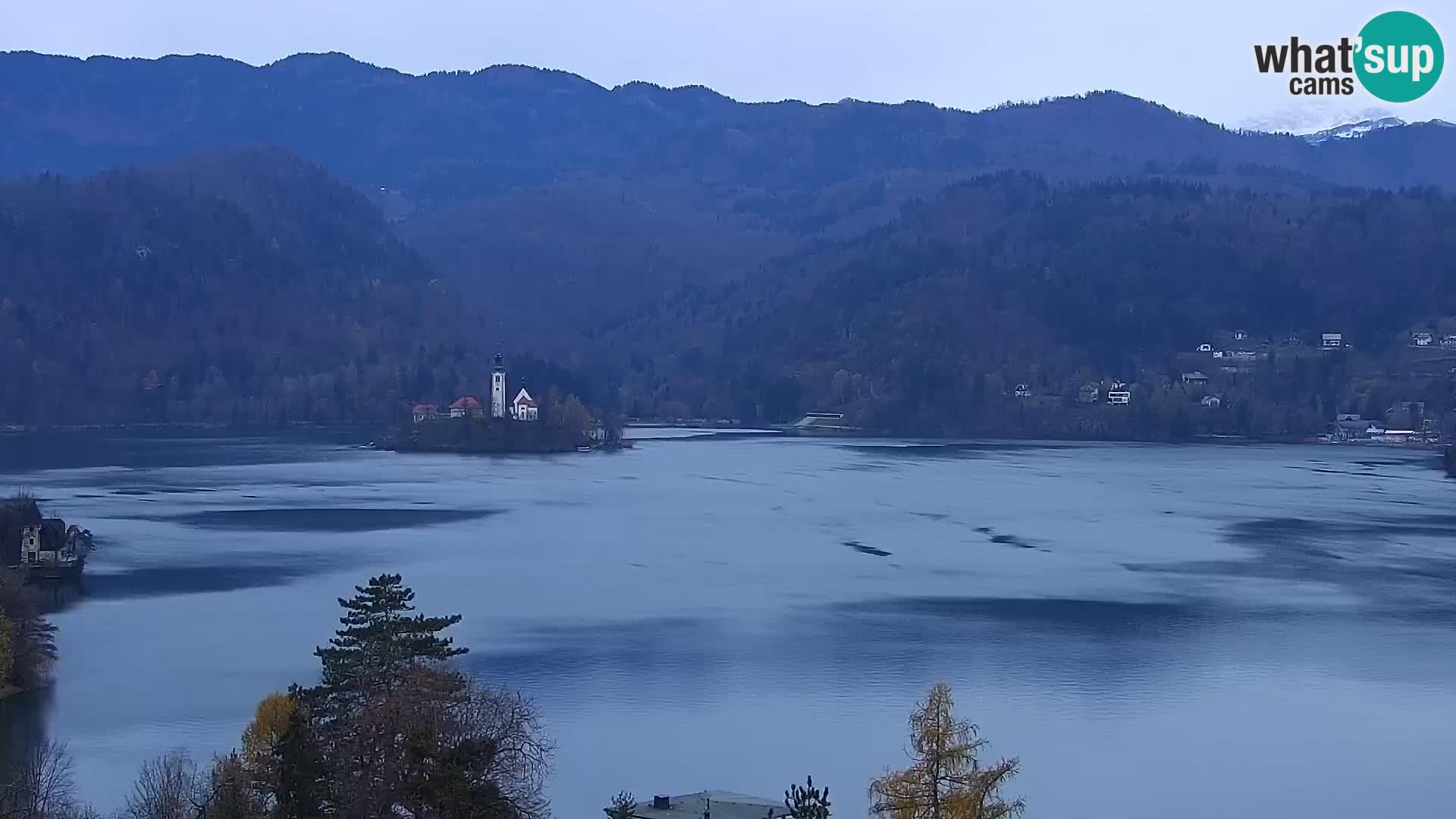 Panorama del lago Bled