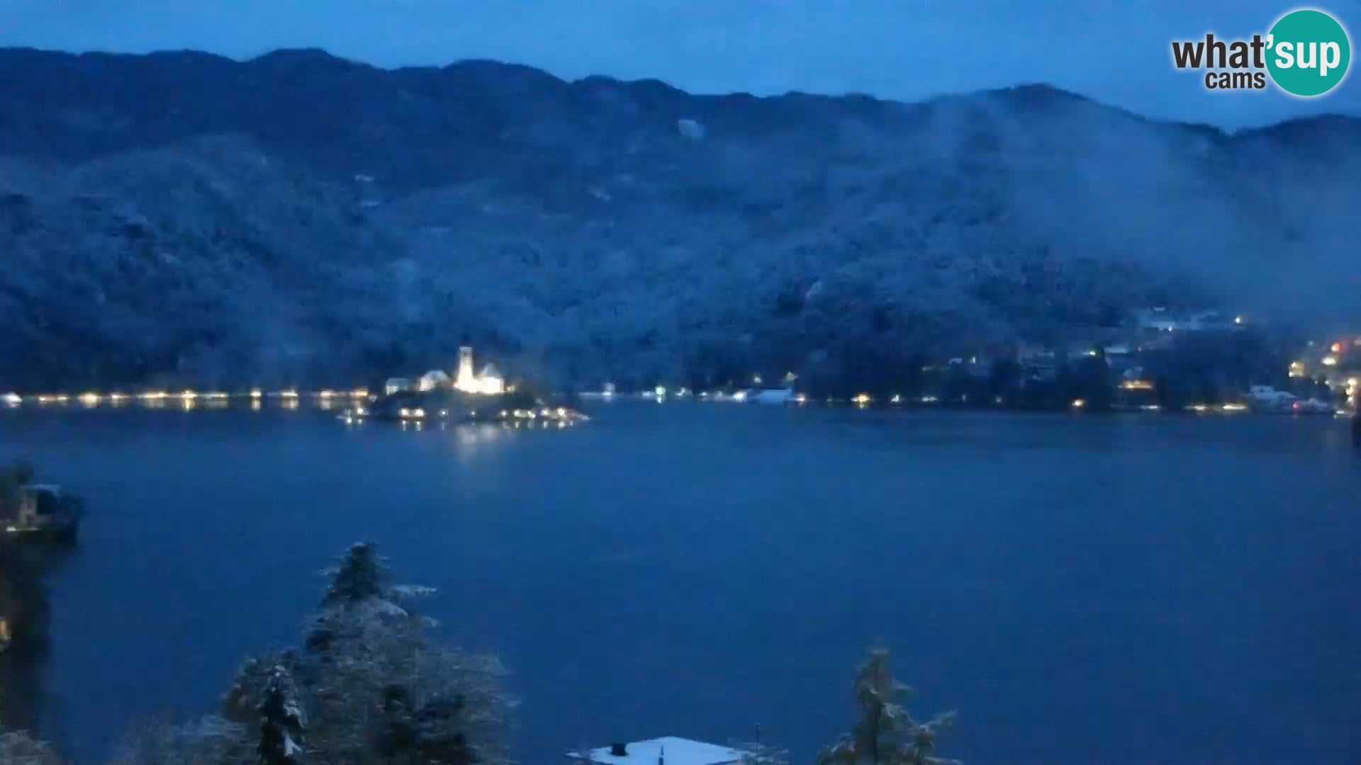 Panorama del lago Bled