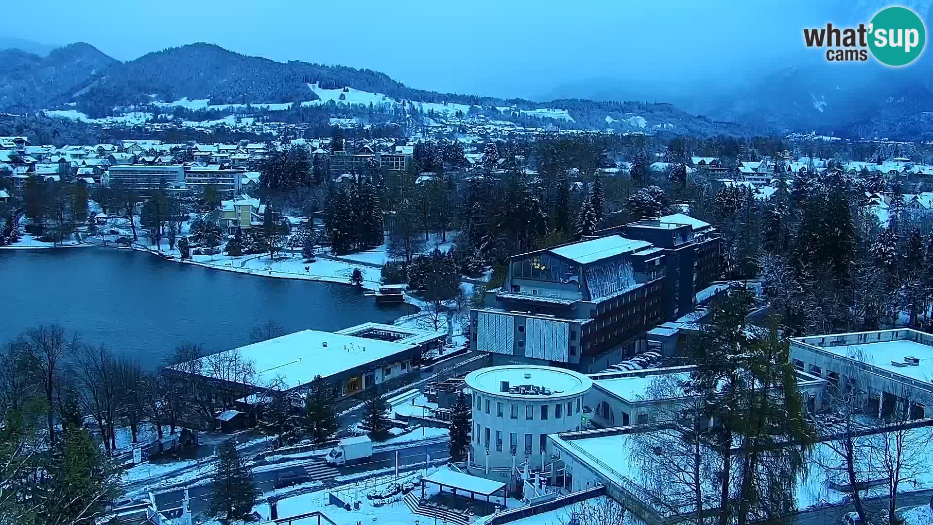 Panorama des Sees Bled