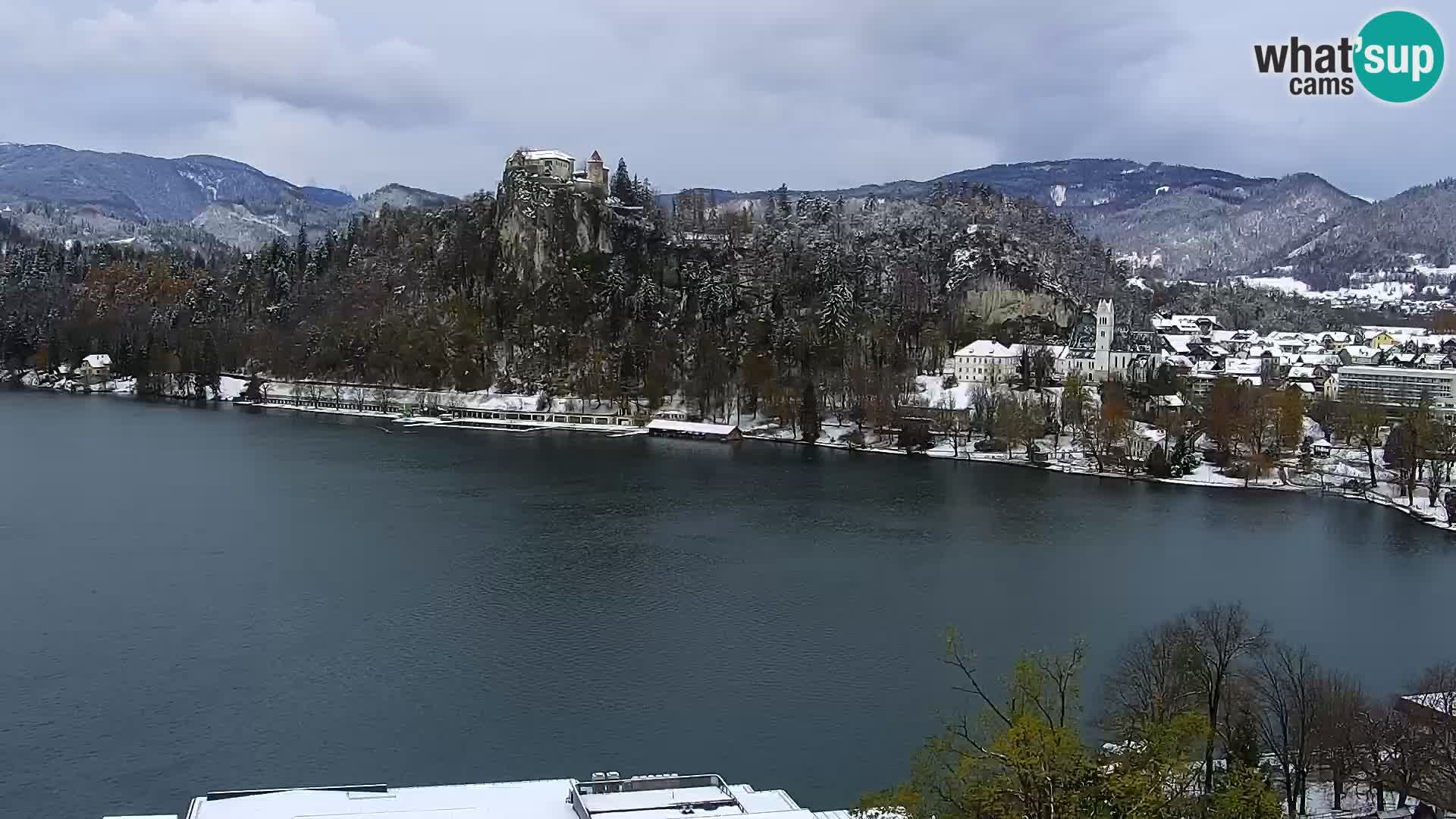 Panorama del lago Bled