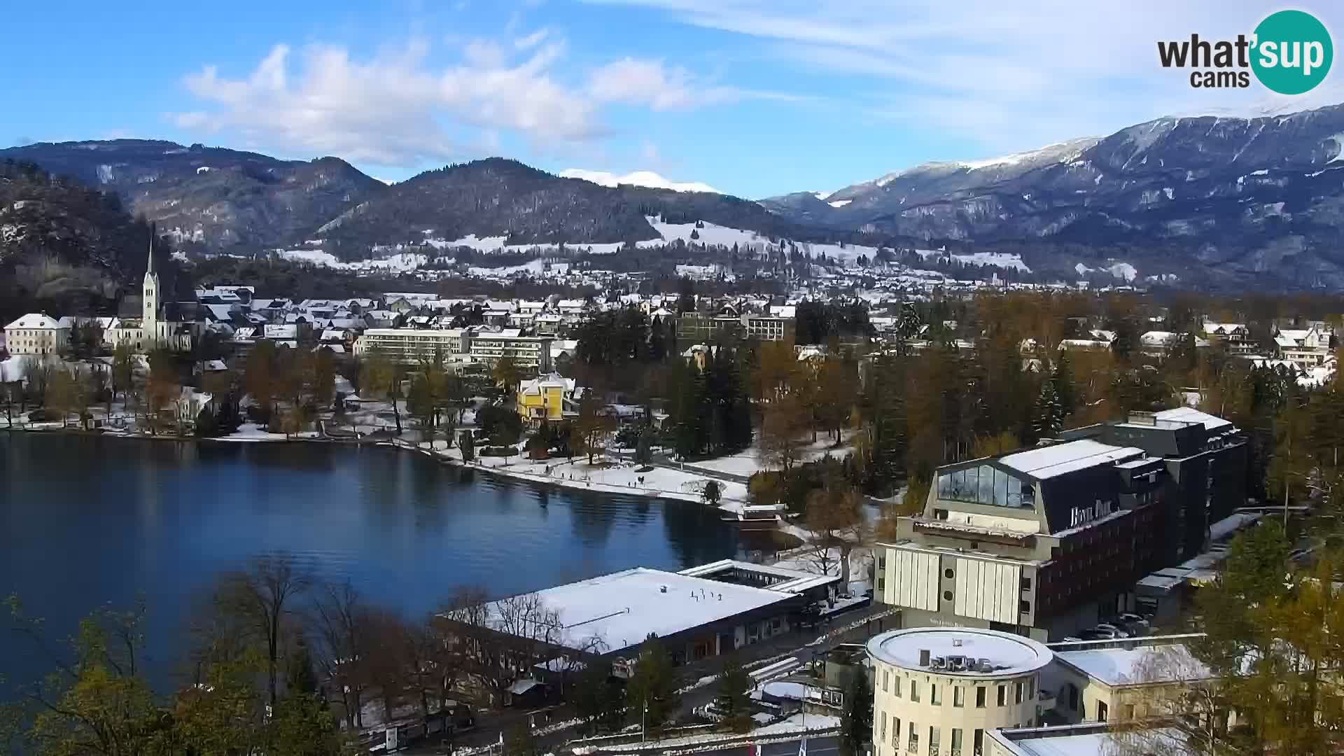 Panorama del lago Bled