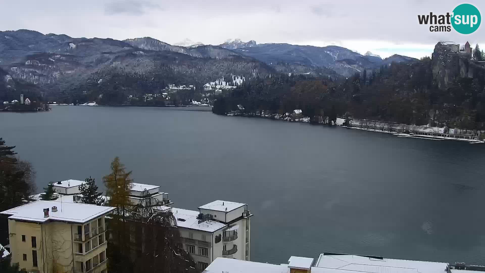 Panorama del lago Bled