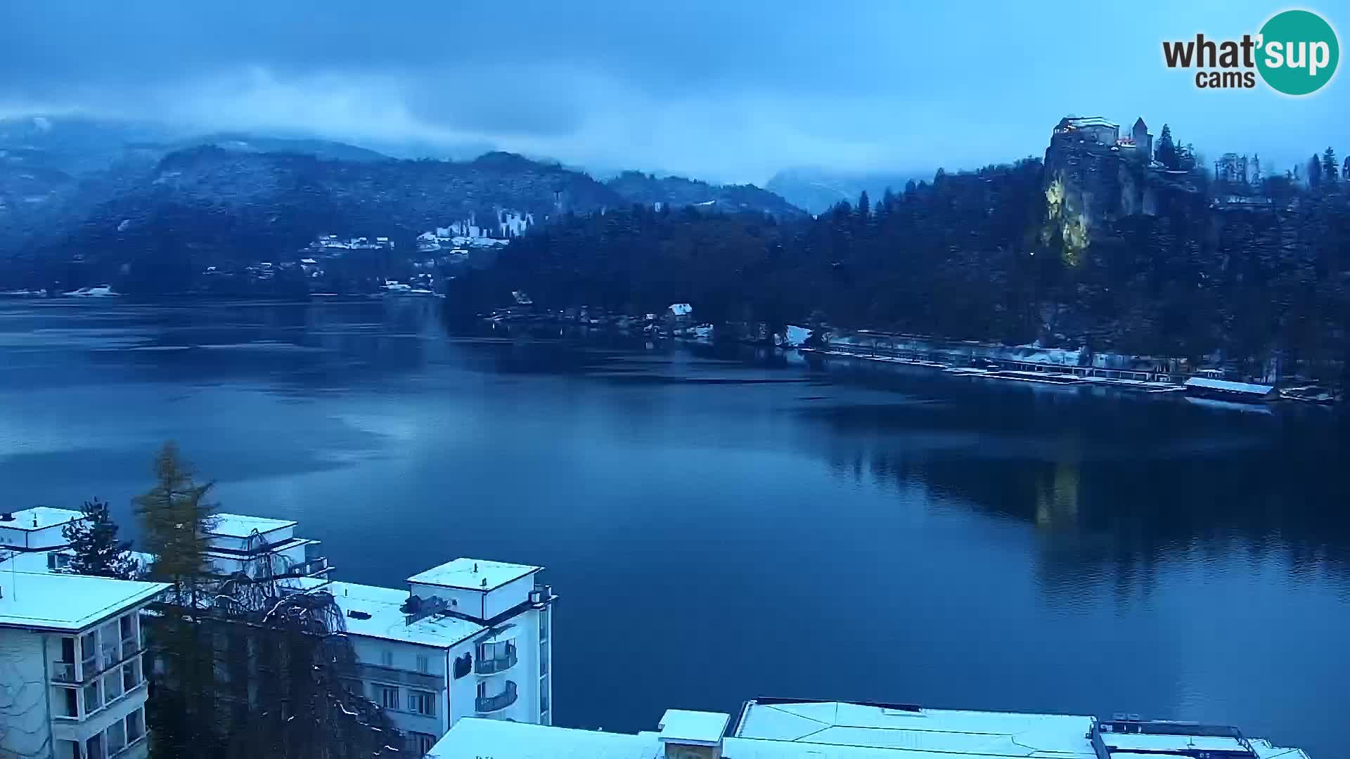 Panorama del lago Bled