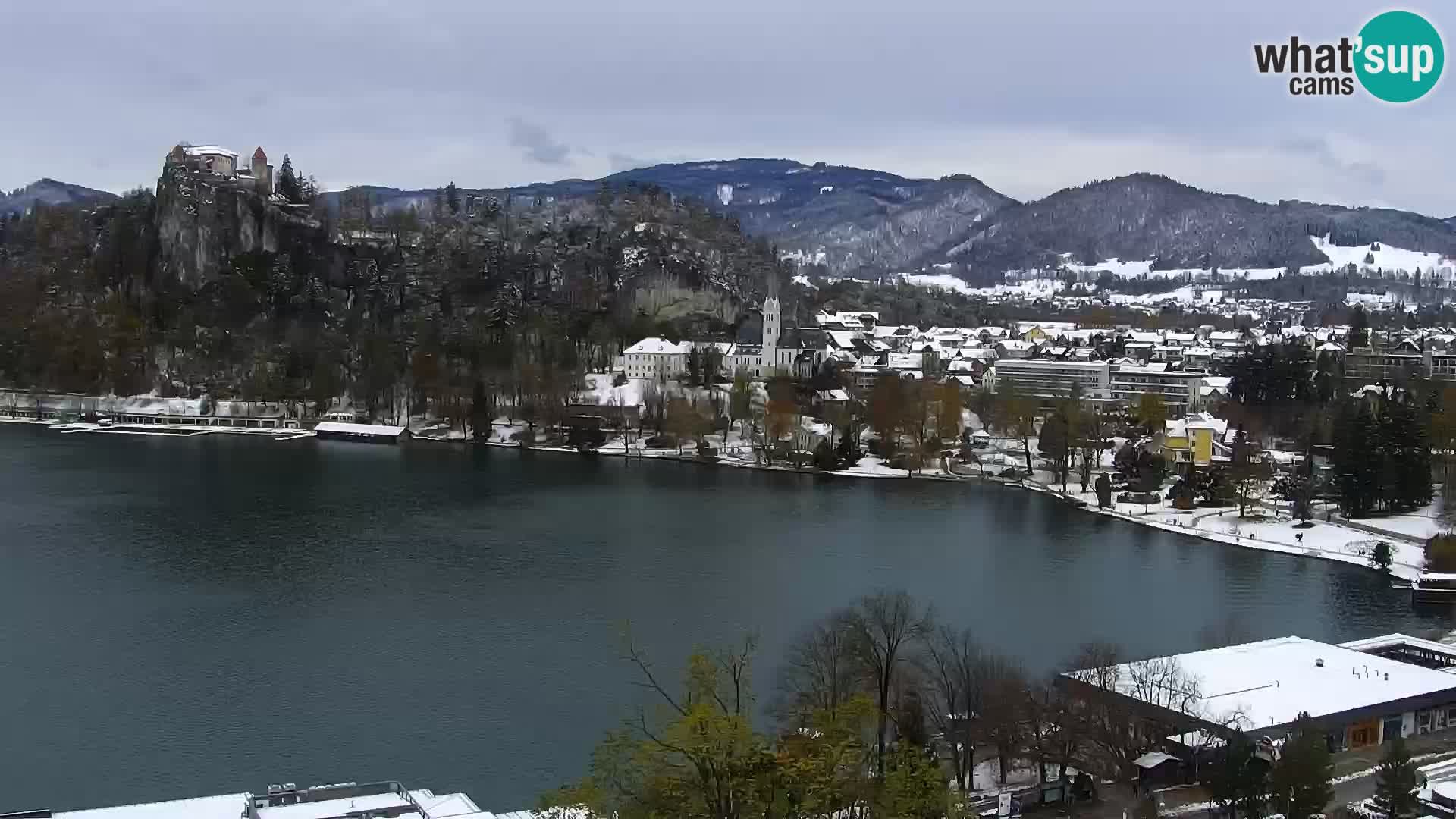 Panorama del lago Bled