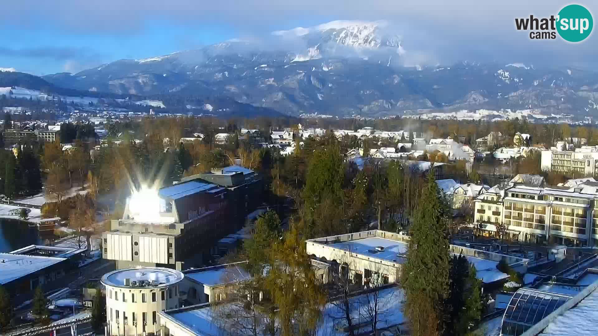 Panorama del lago Bled