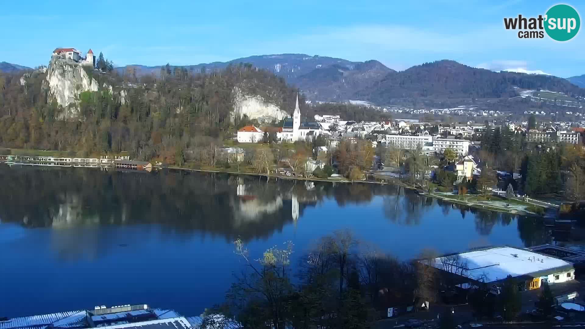 Panorama del lago Bled