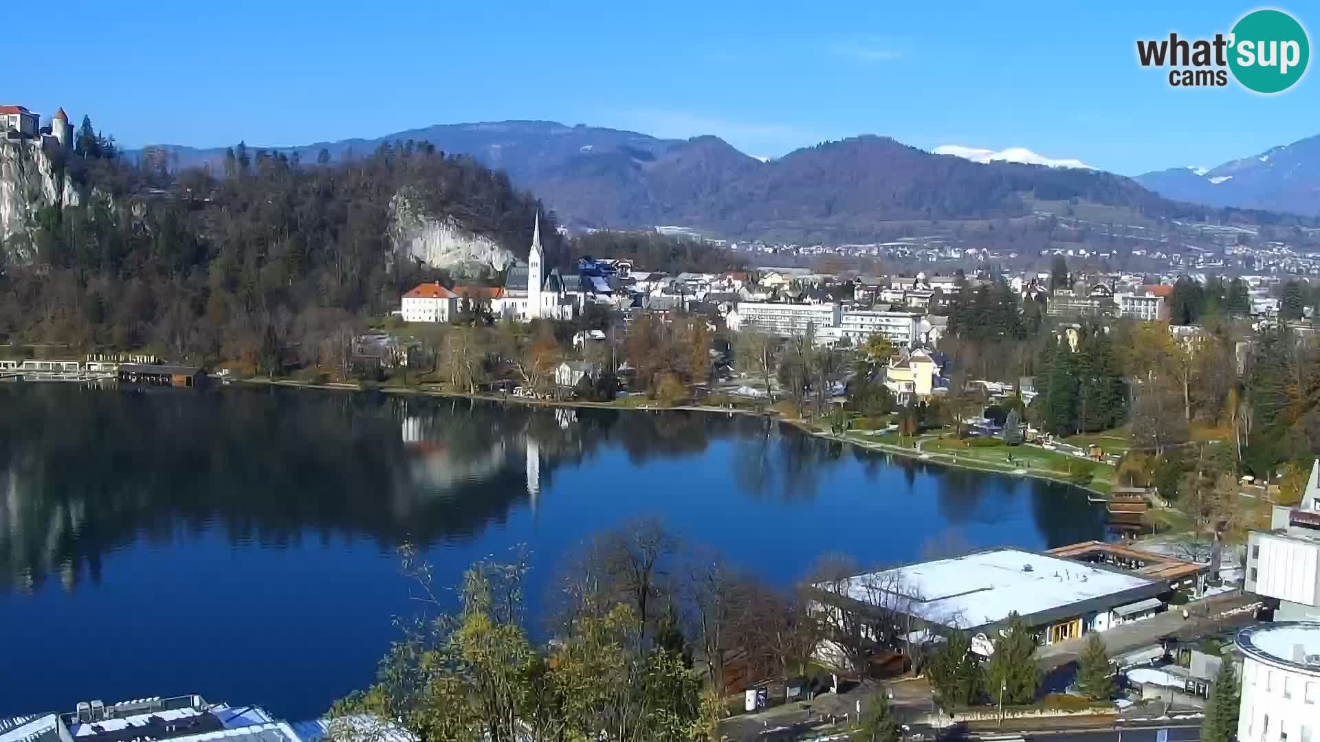 Panorama del lago Bled