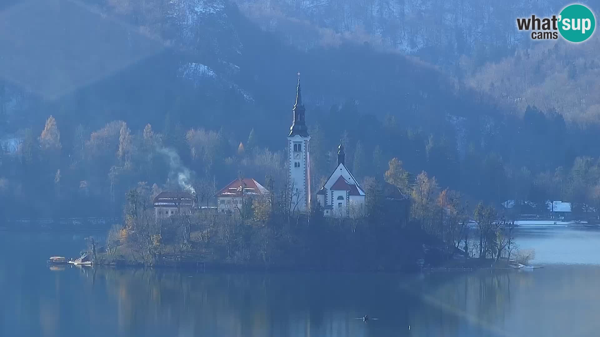 Panorama del lago Bled