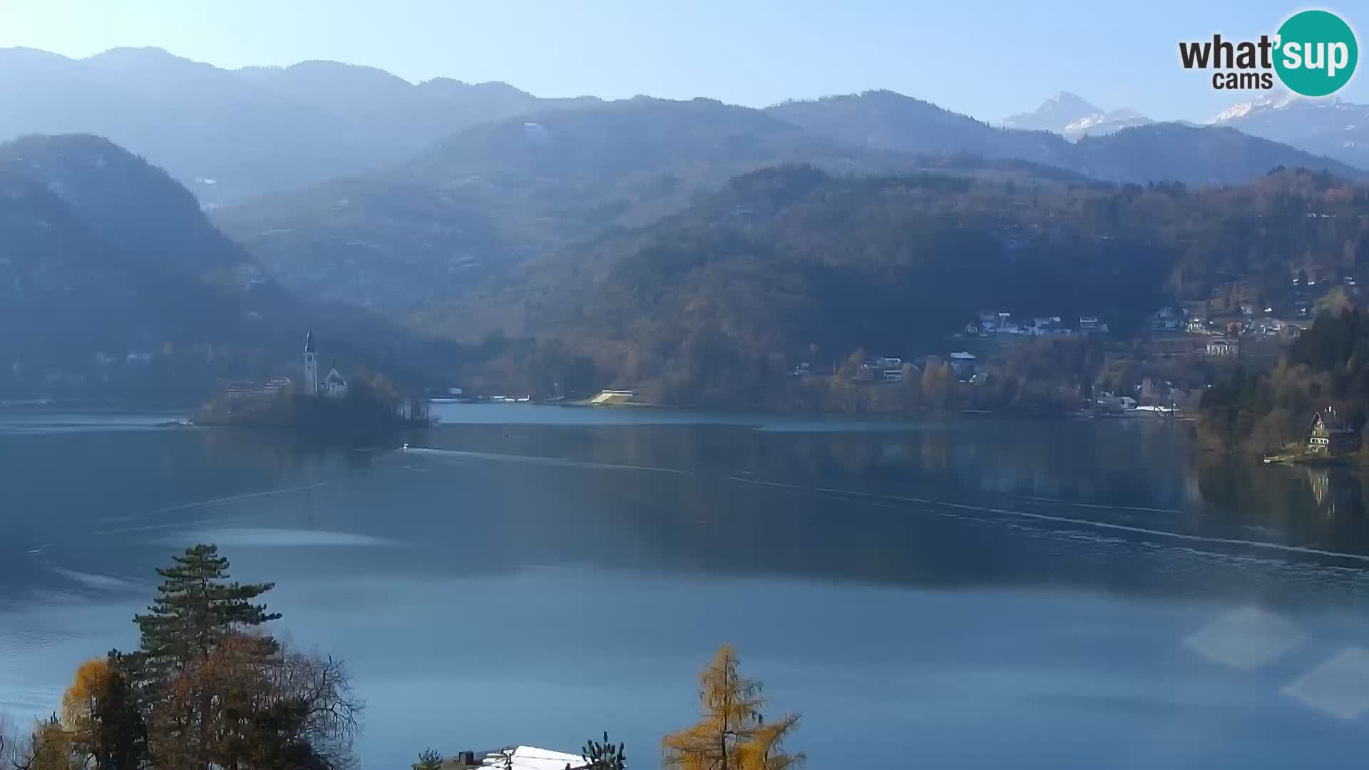 Panorama del lago Bled