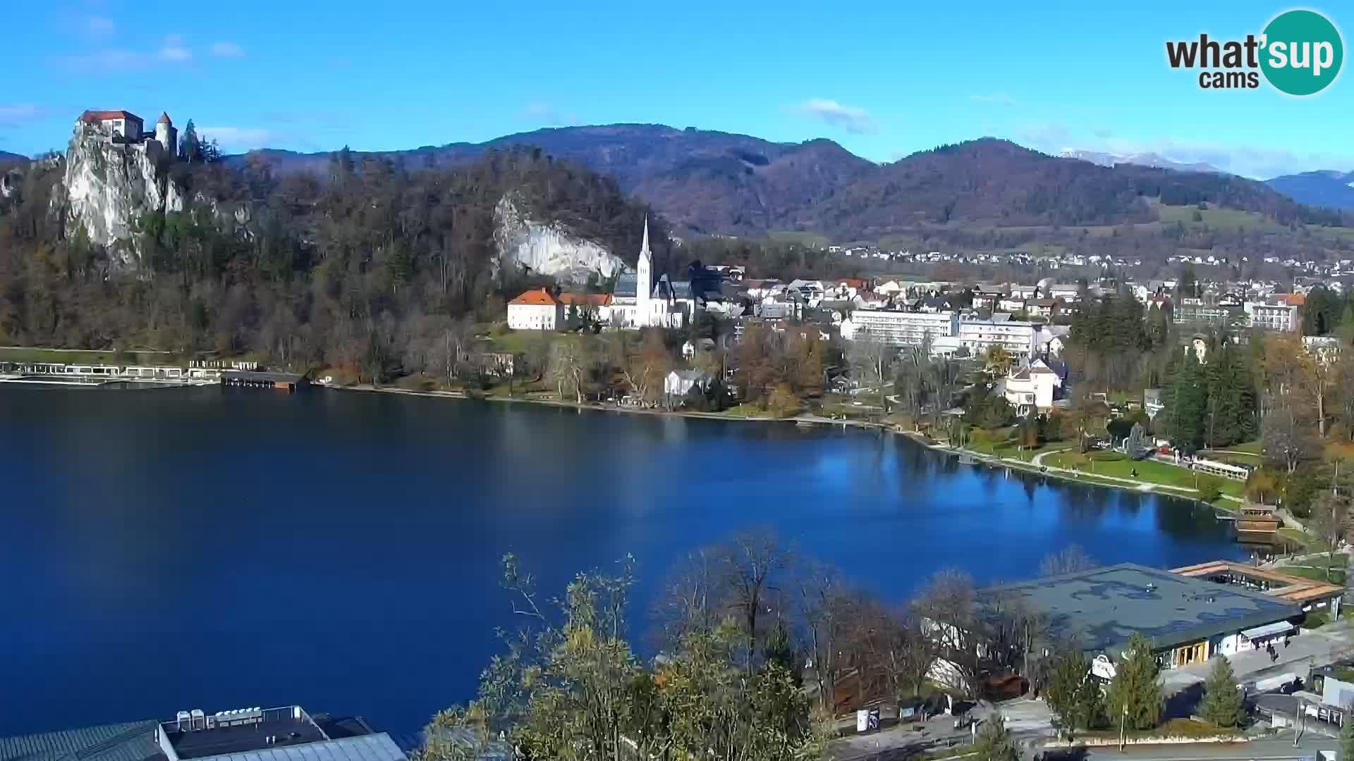 Panorama del lago Bled