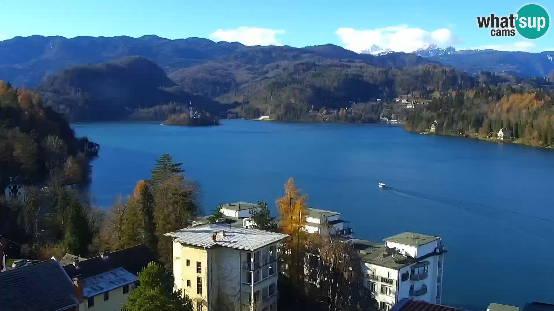 Panorama del lago Bled