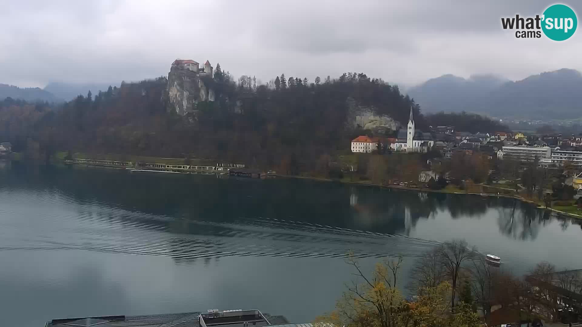 Panorama del lago Bled