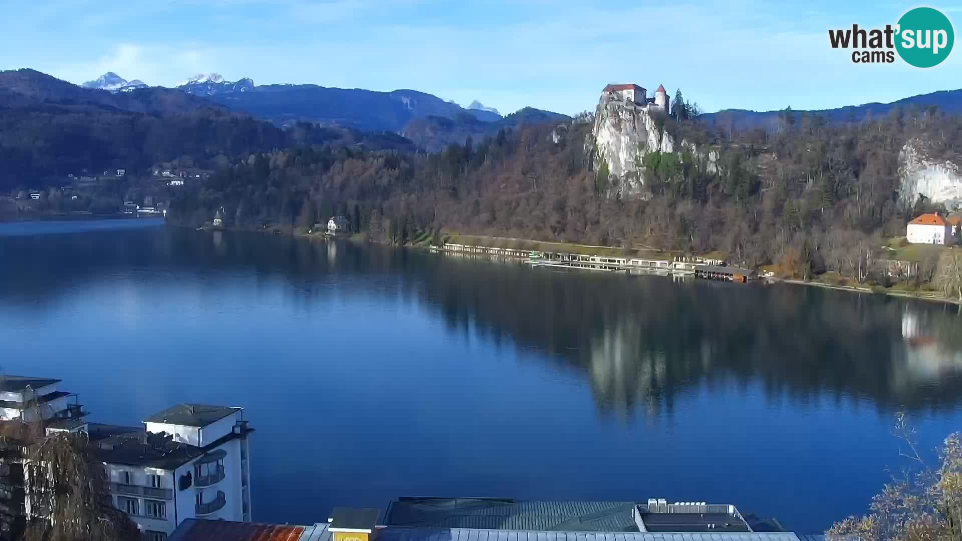 Panorama del lago Bled