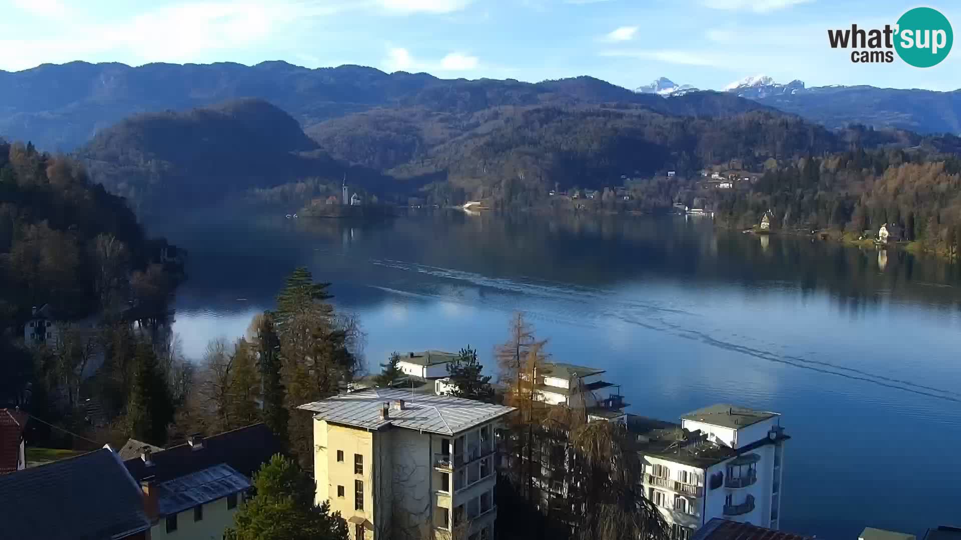 Panorama del lago Bled