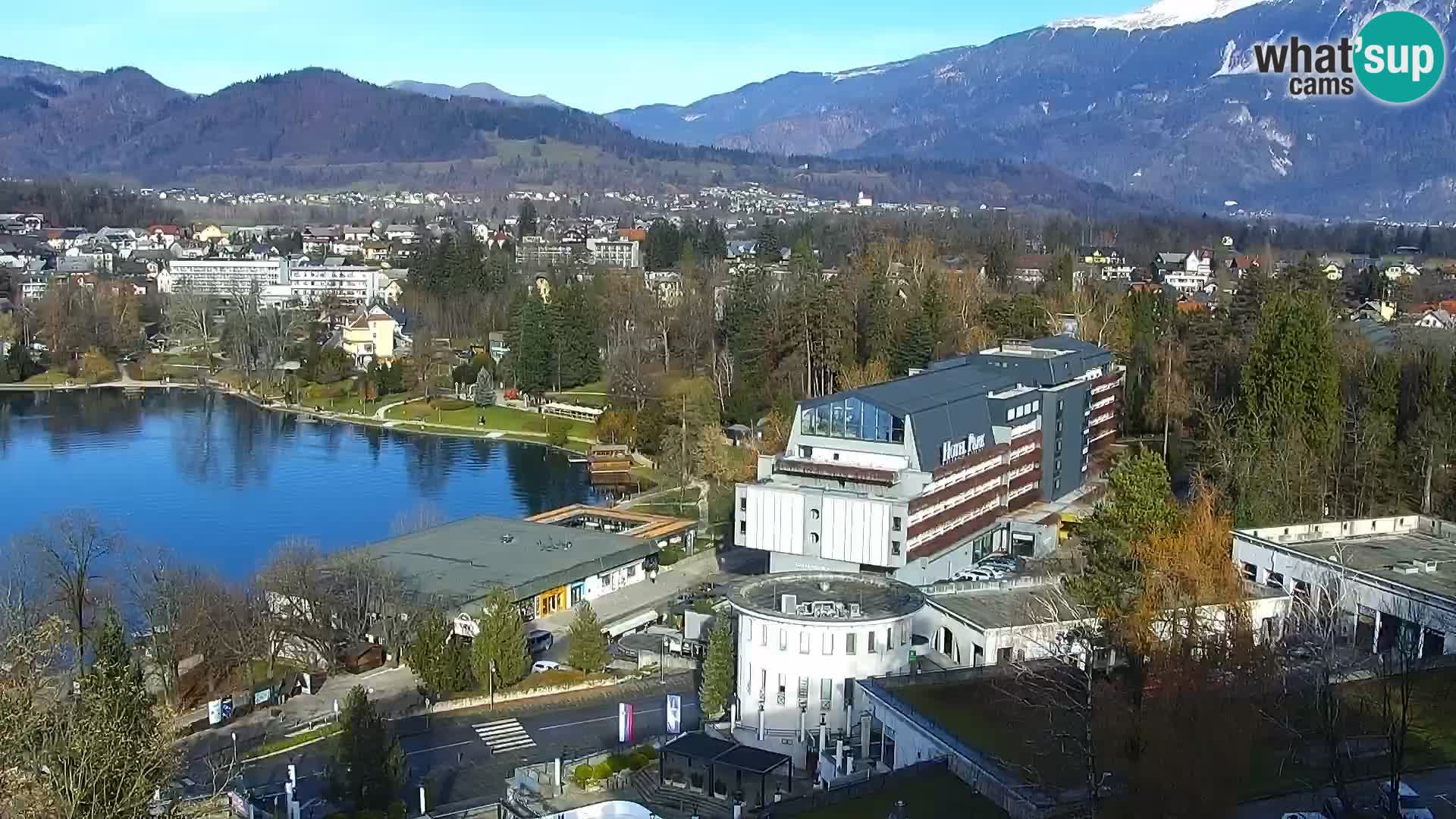 Panorama del lago Bled