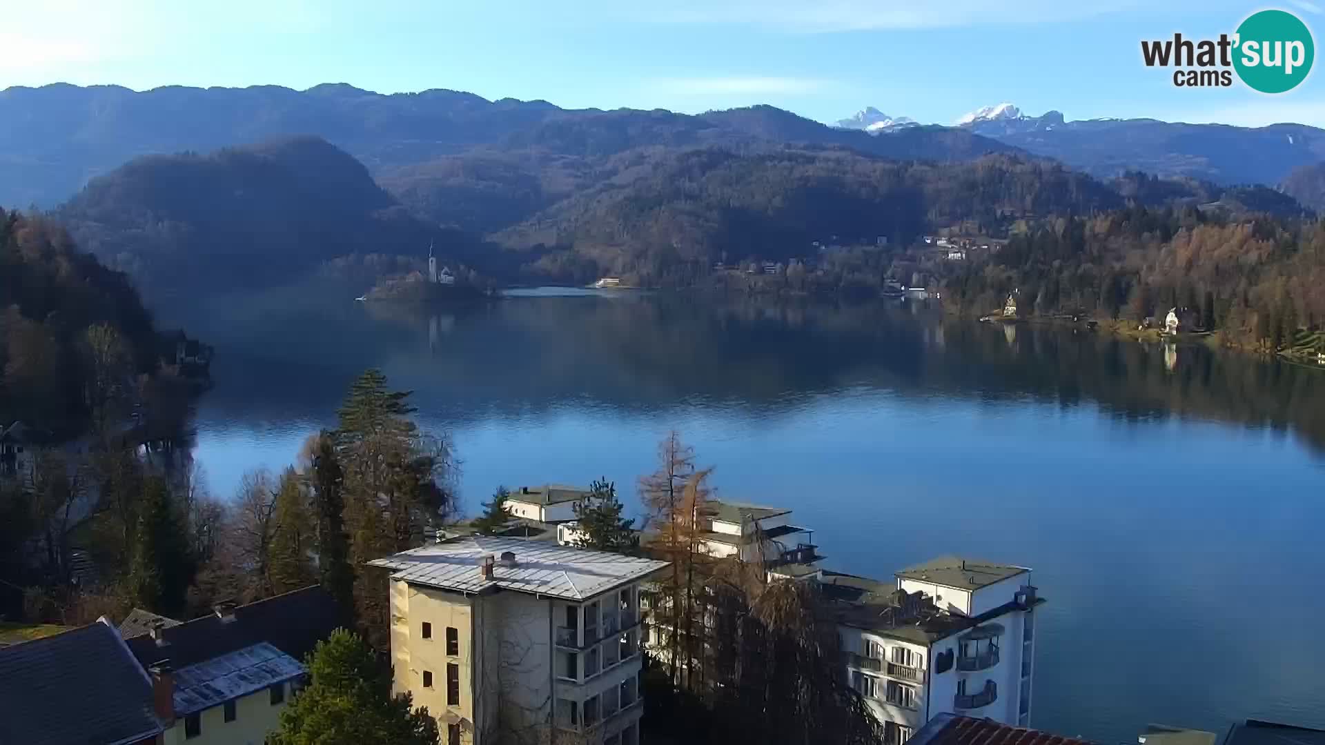 Panorama del lago Bled