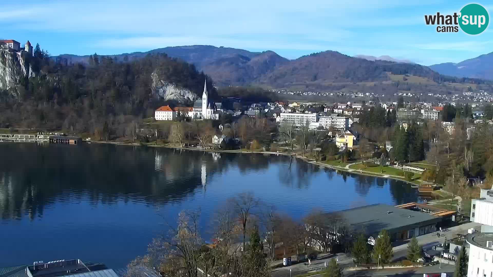 Panorama del lago Bled